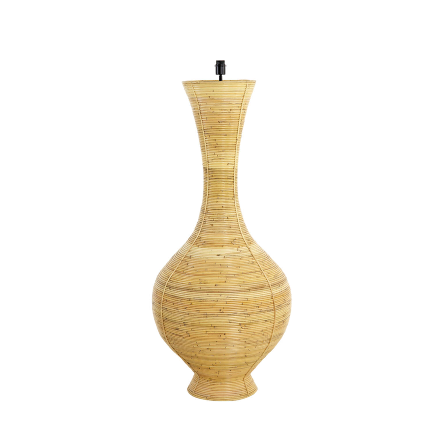 Lampadaire en rotin forme vase naturel Light & Living Bupak