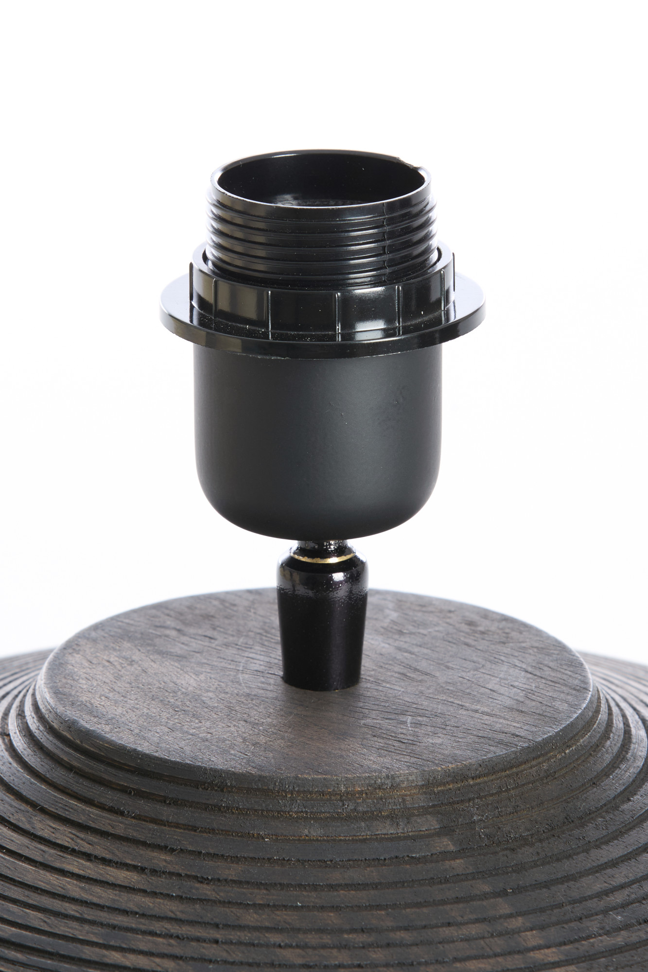 Petit pied de lampe en bois sombre Light & Living Khomai – Image 3