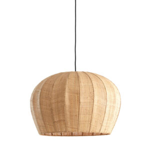 Suspension en rotin naturel Light & Living Rafaella