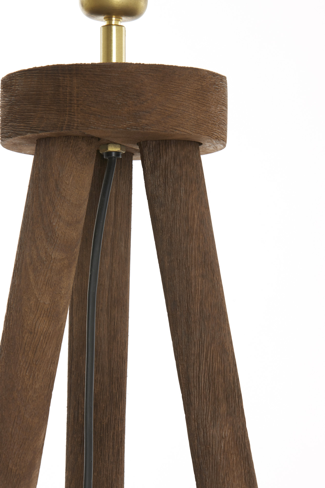 Trépied lampe en couleur bois Light & Living Ilias – Image 7