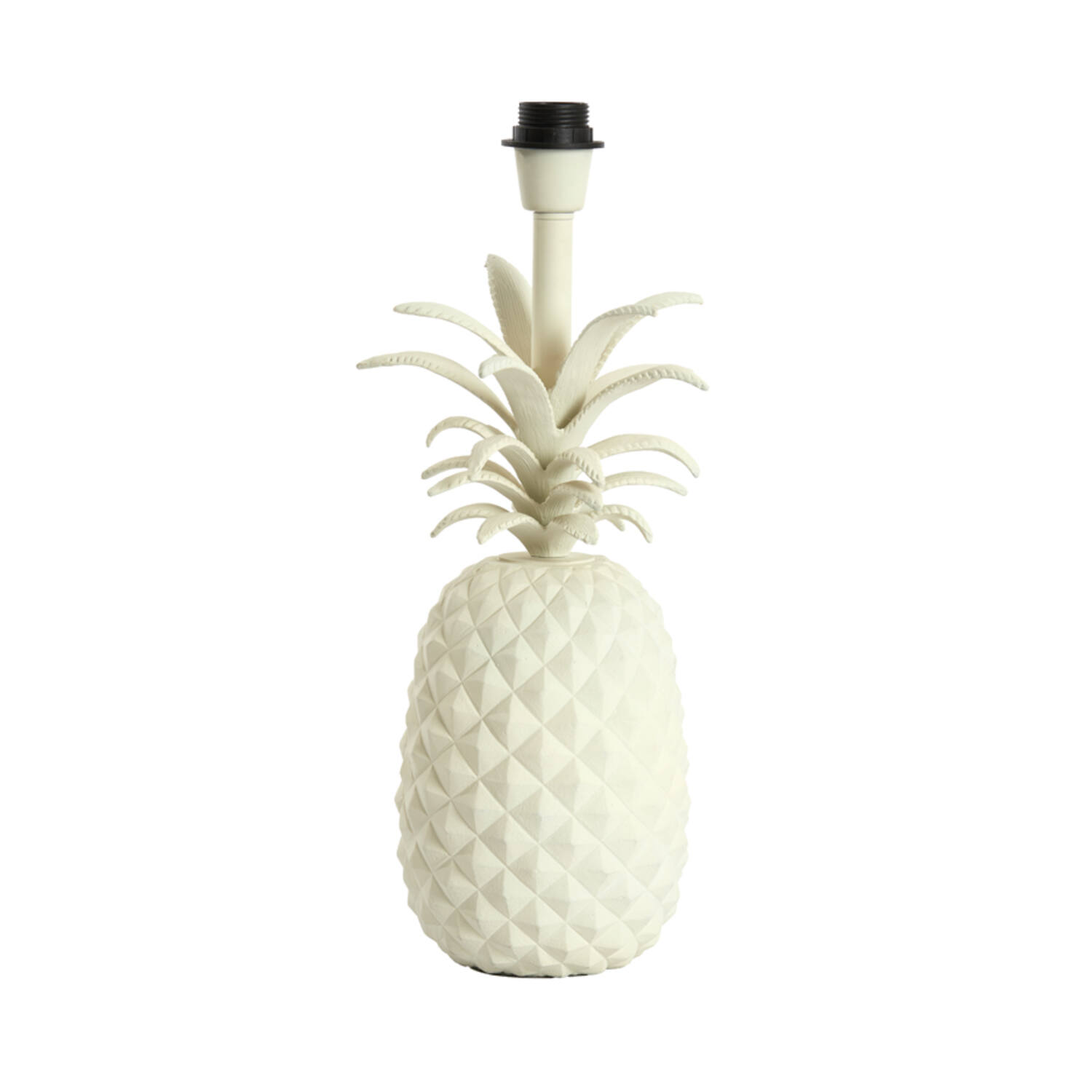 Socle de lampe ananas blanc pastel Light & Living Pineapple