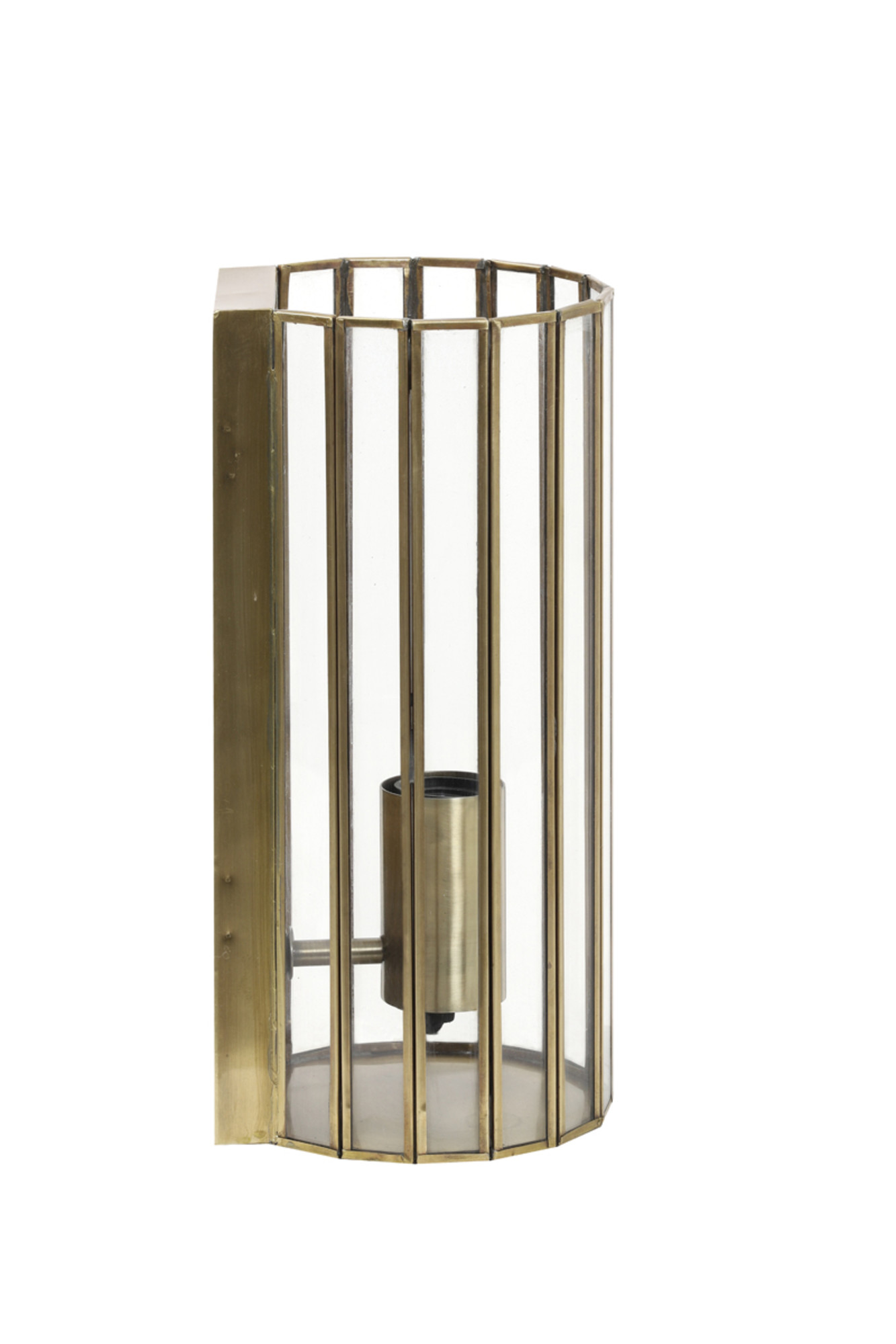 Applique murale en laiton et panneaux en verre Light & Living Stroby – Image 2