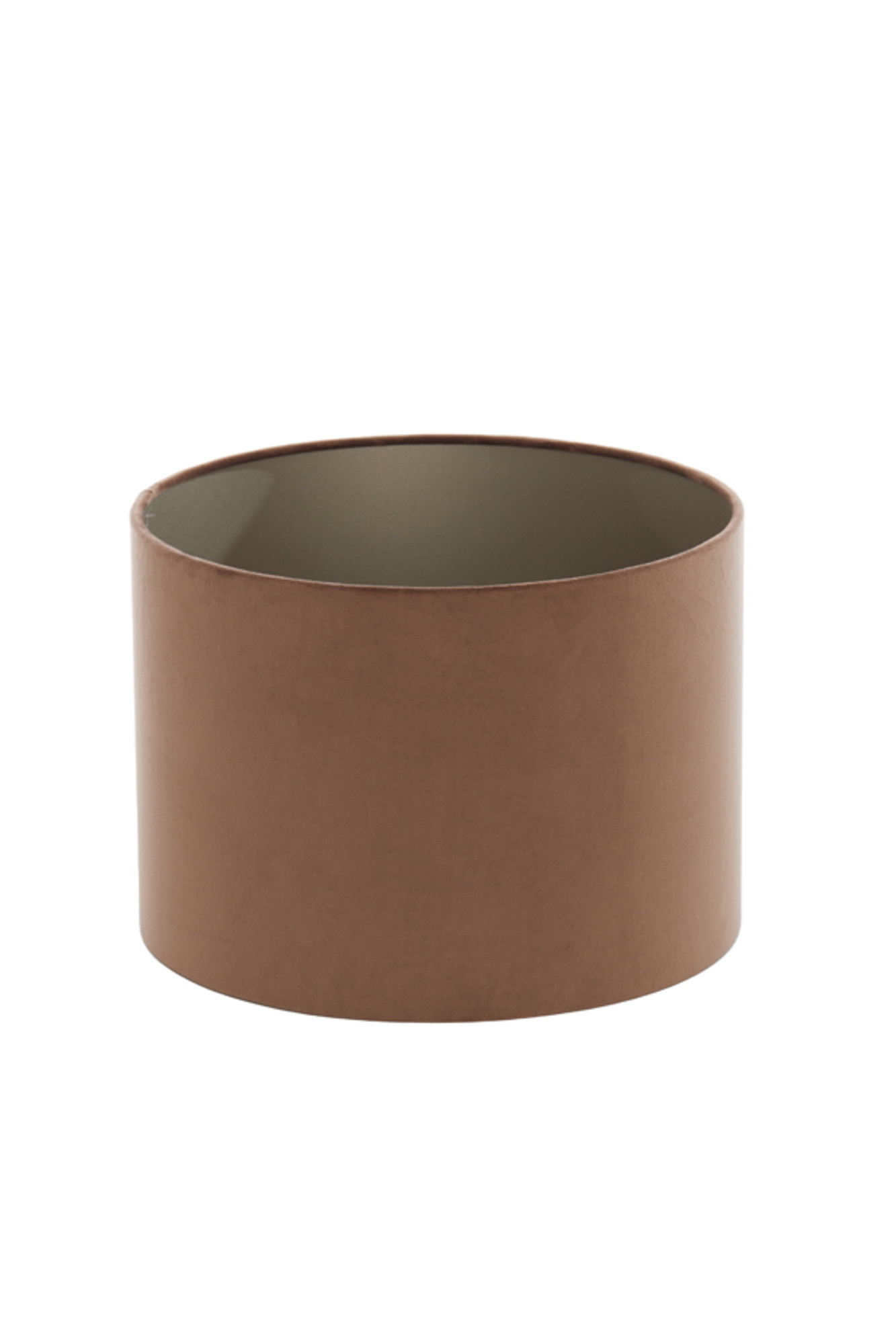 Abat-jour cylindrique en marron Light & Living Velours – Image 3