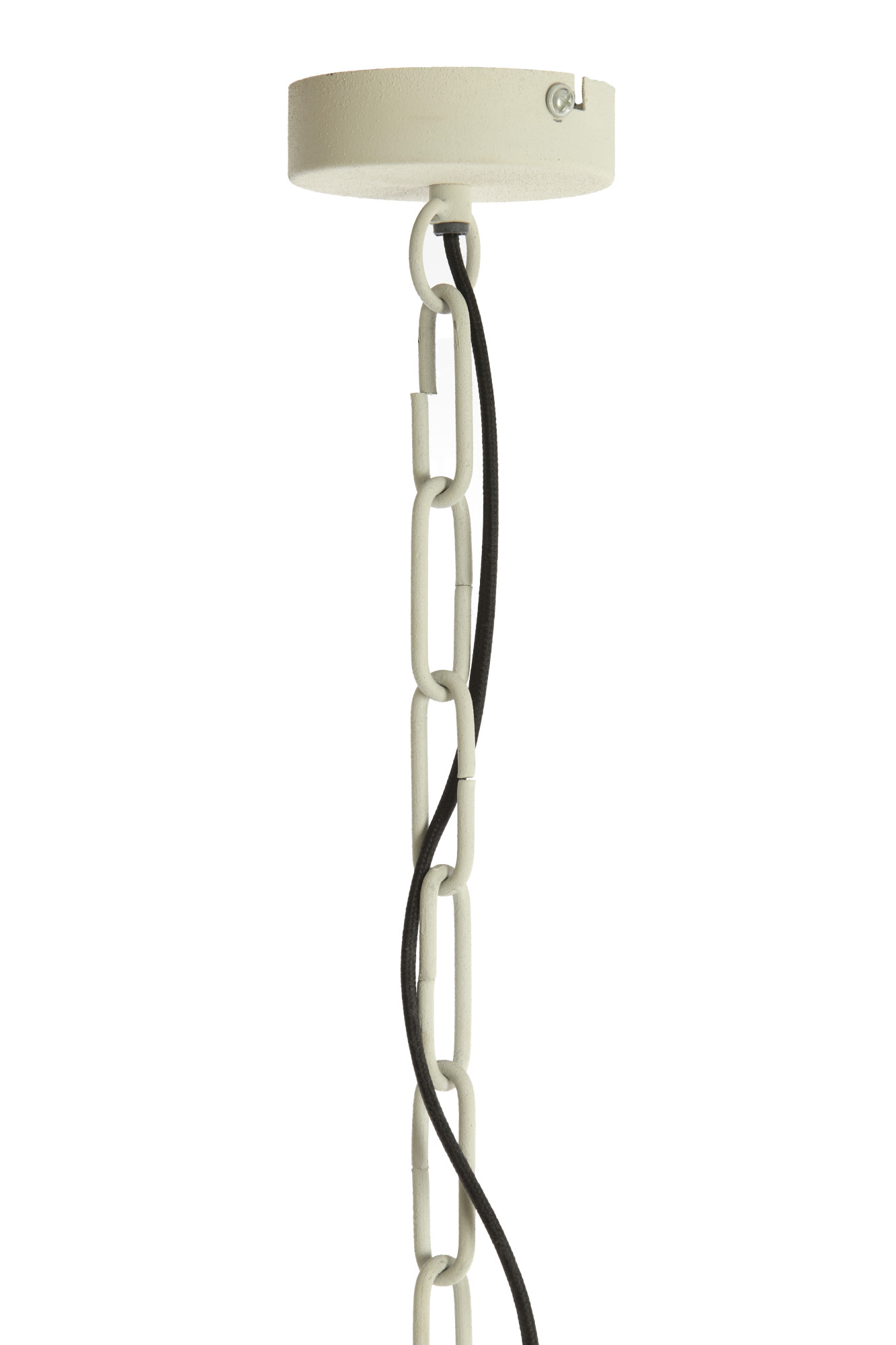 Suspension moderne en métal crème Light & Living Kylie – Image 5