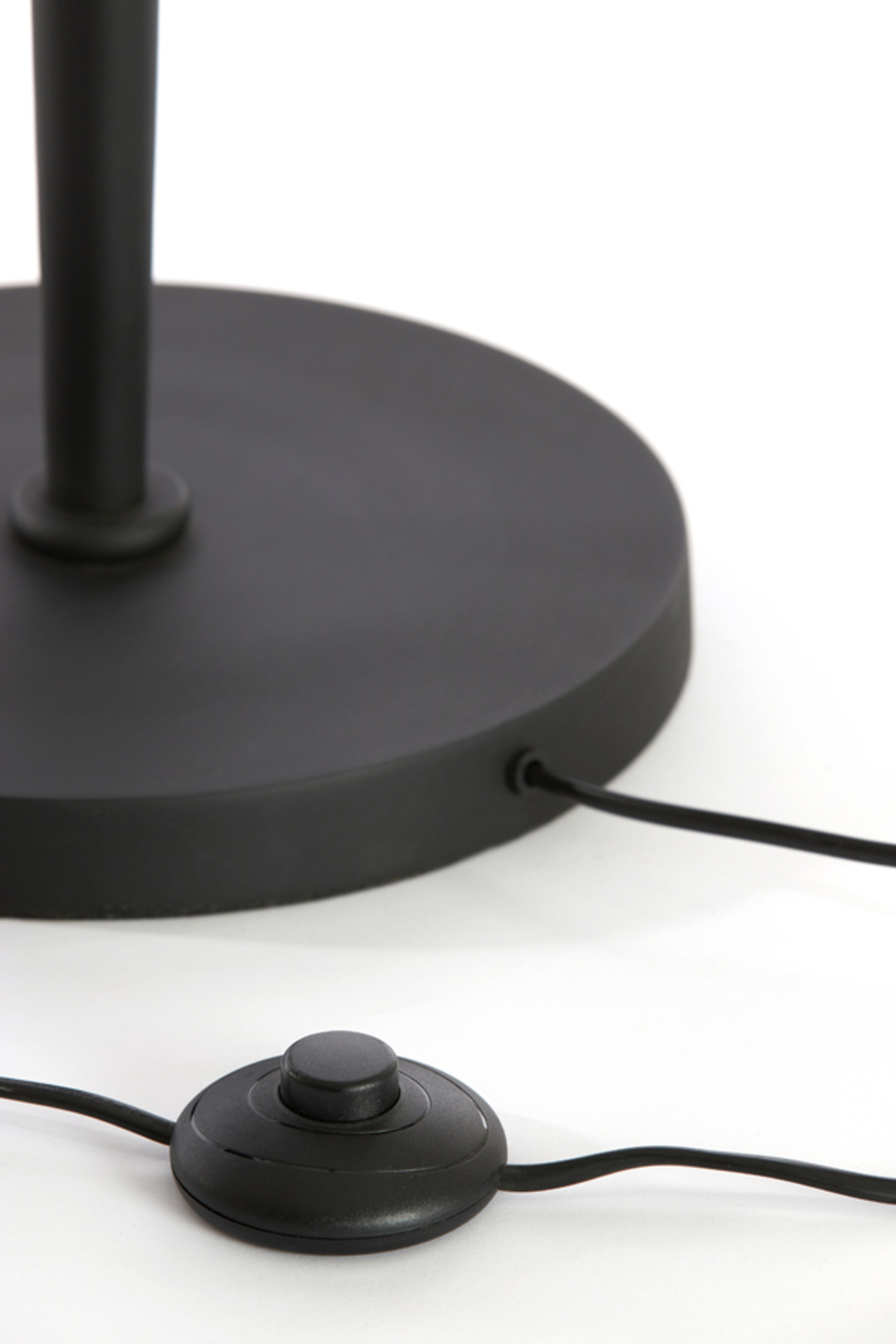 Piedestal de lampe noire design élancé Light & Living Vixen – Image 8