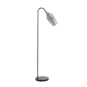 Lampadaire moderne avec diffuseur en verre orienté Light & Living Lukaro