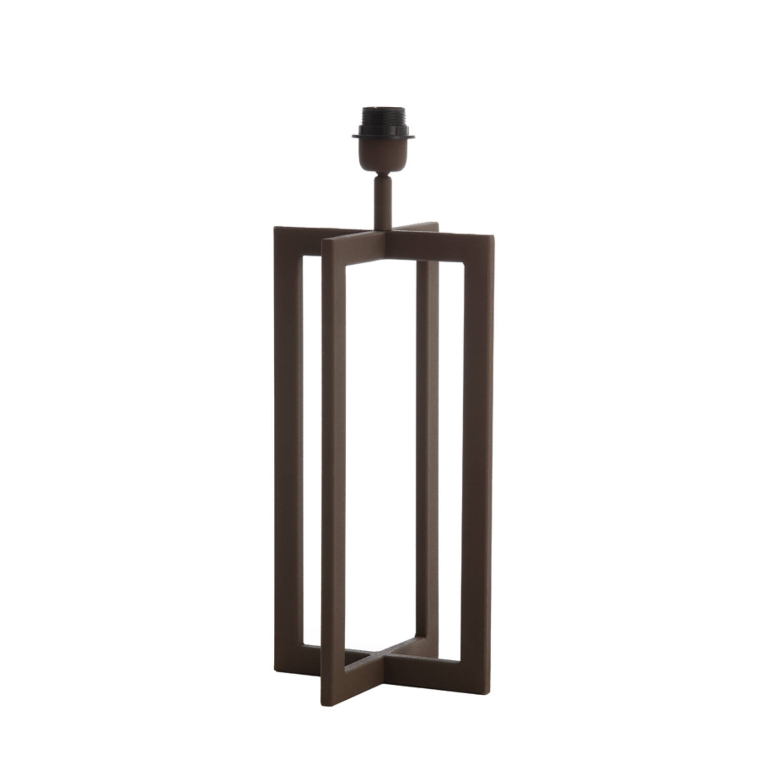 Socle de lampe carré noir Light & Living Mace