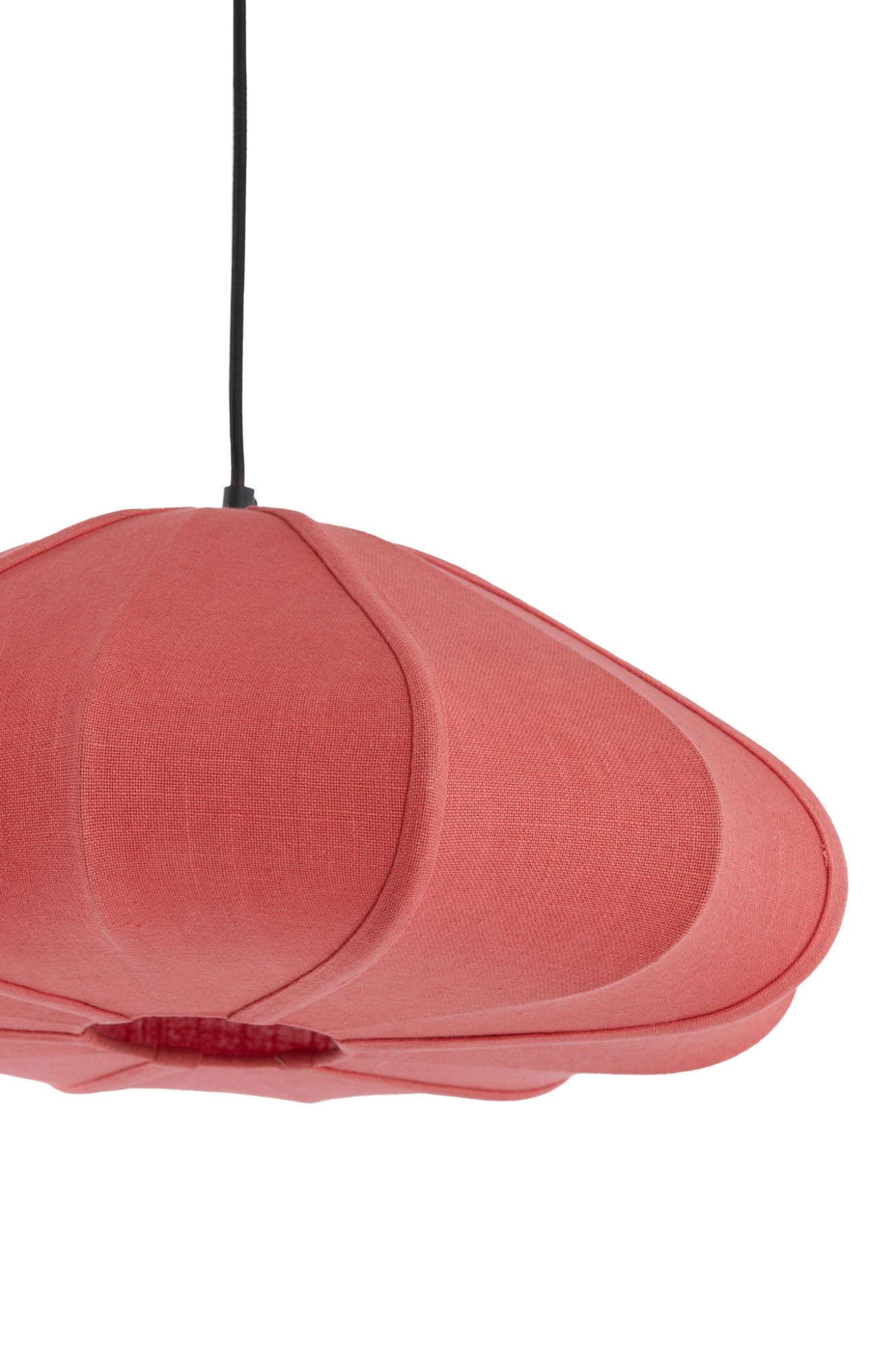 Suspension rose en tissu au style doux Light & Living Cesano – Image 3