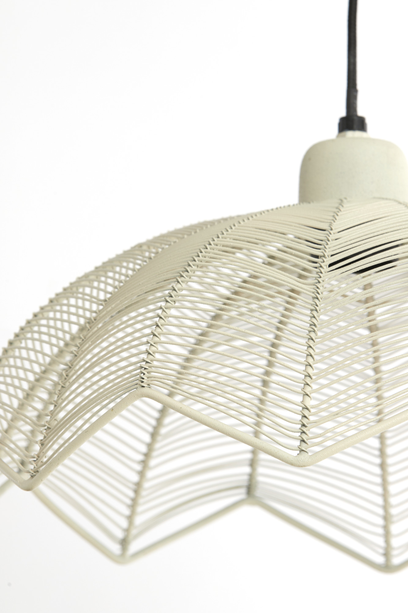 Suspension métallique blanche compacte Light & Living Espelo – Image 4