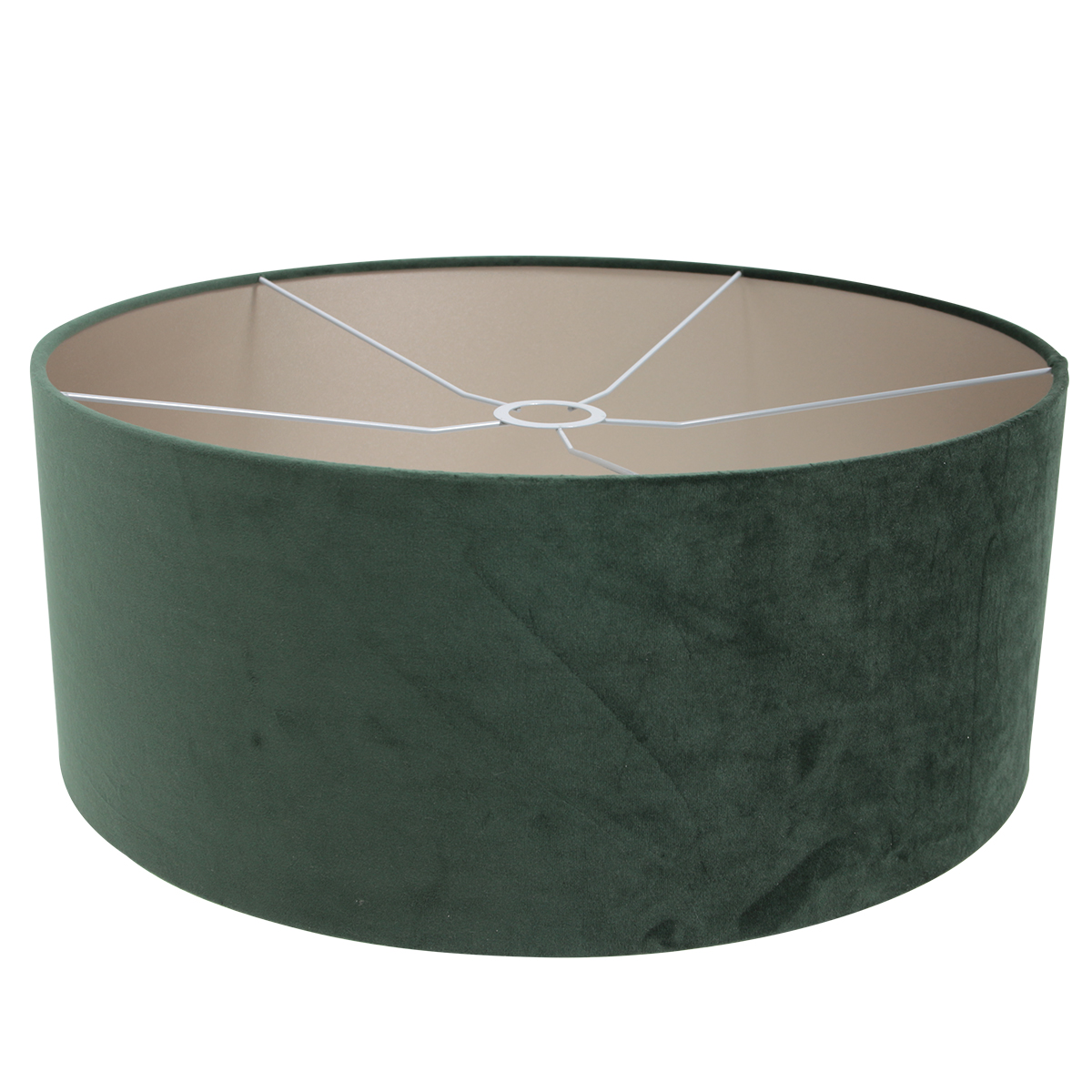 Lampadaire bronze avec abat-jour velours vert Steinhauer Sparkled Light – Image 3