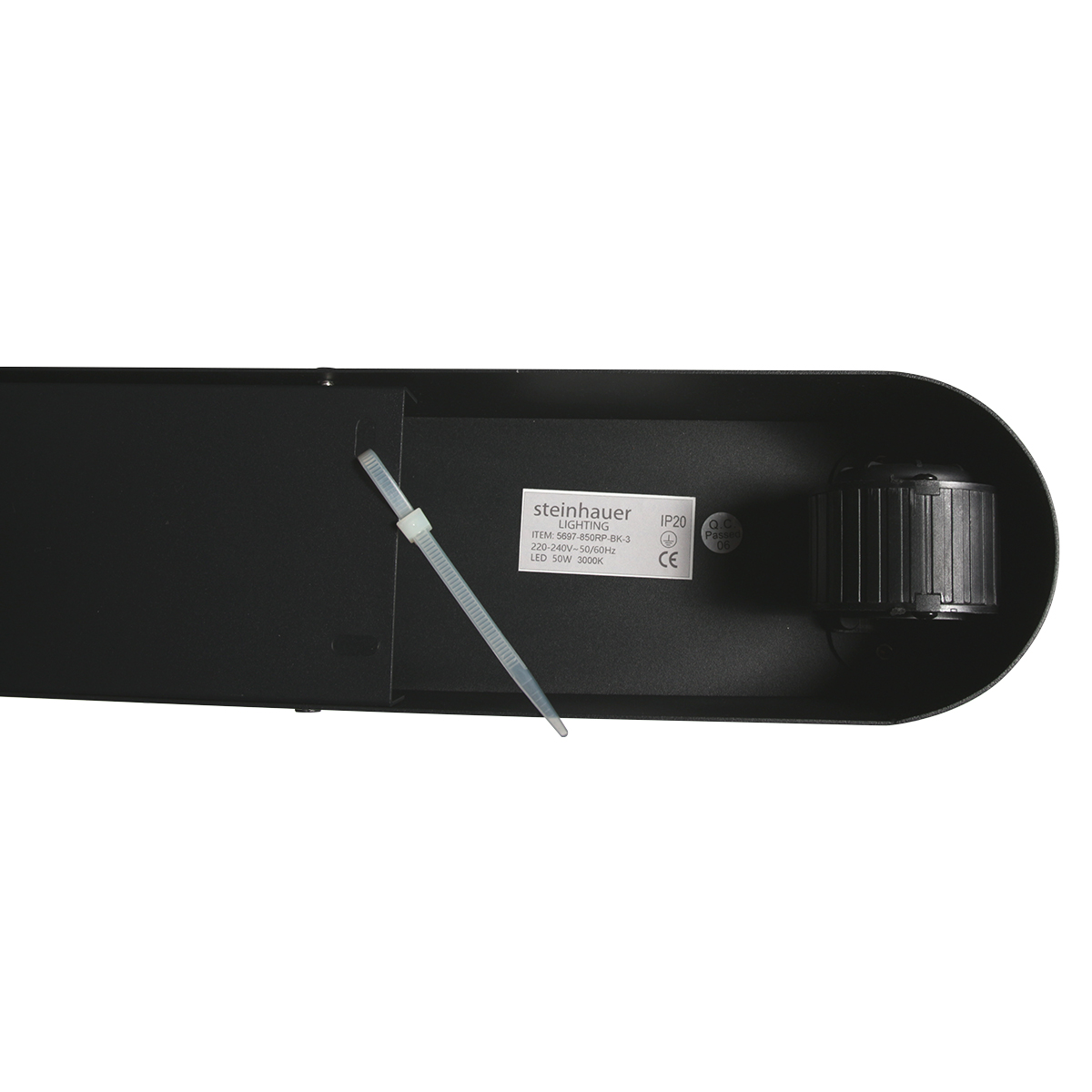 Suspension design noire à double anneau pour table à manger Steinhauer Mykty – Image 8