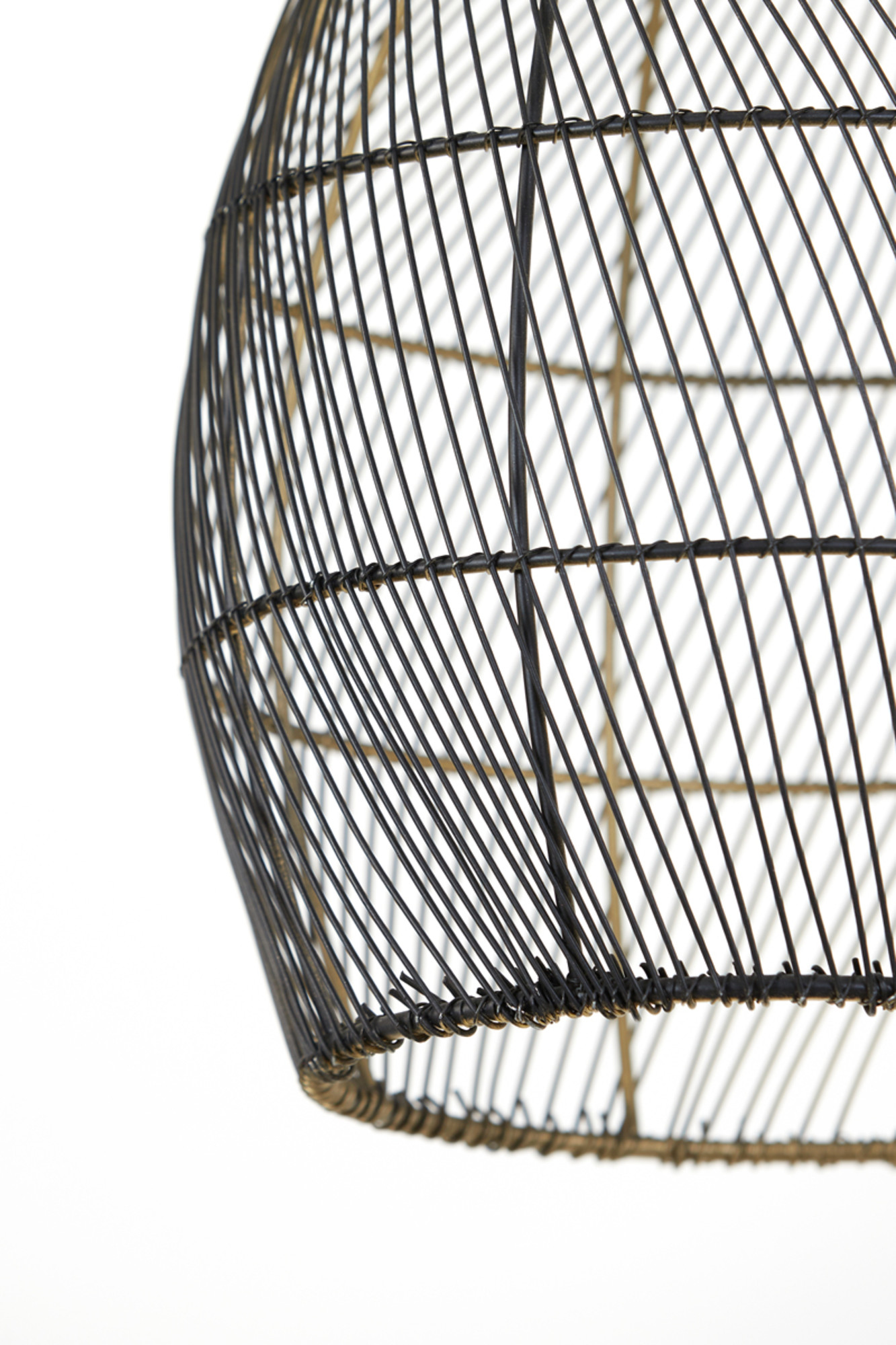 Suspension noire en fil au style industriel Light & Living Meya – Image 6