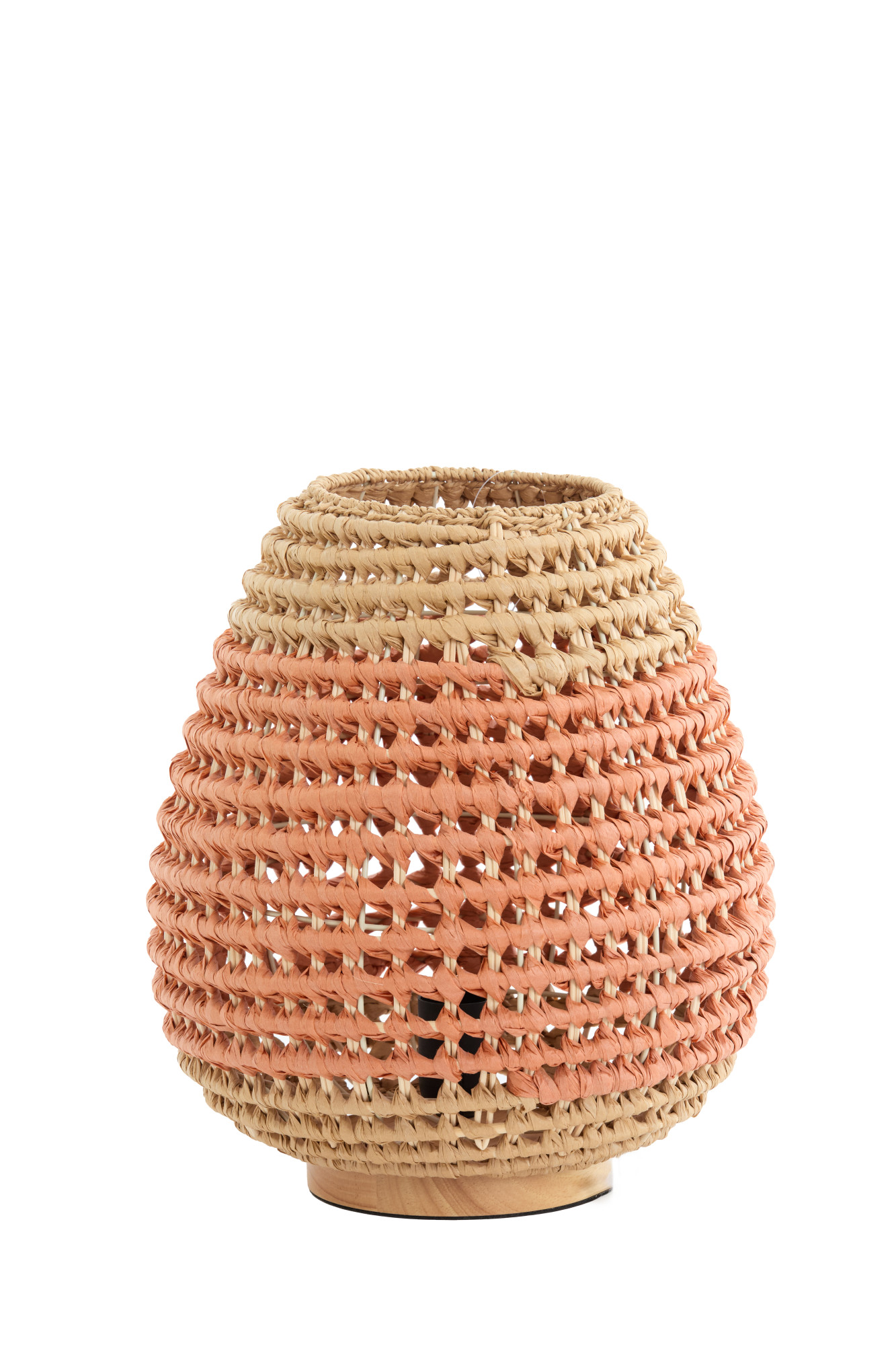 Lampe tressée dans des tons naturels Light & Living Kalipa – Image 2