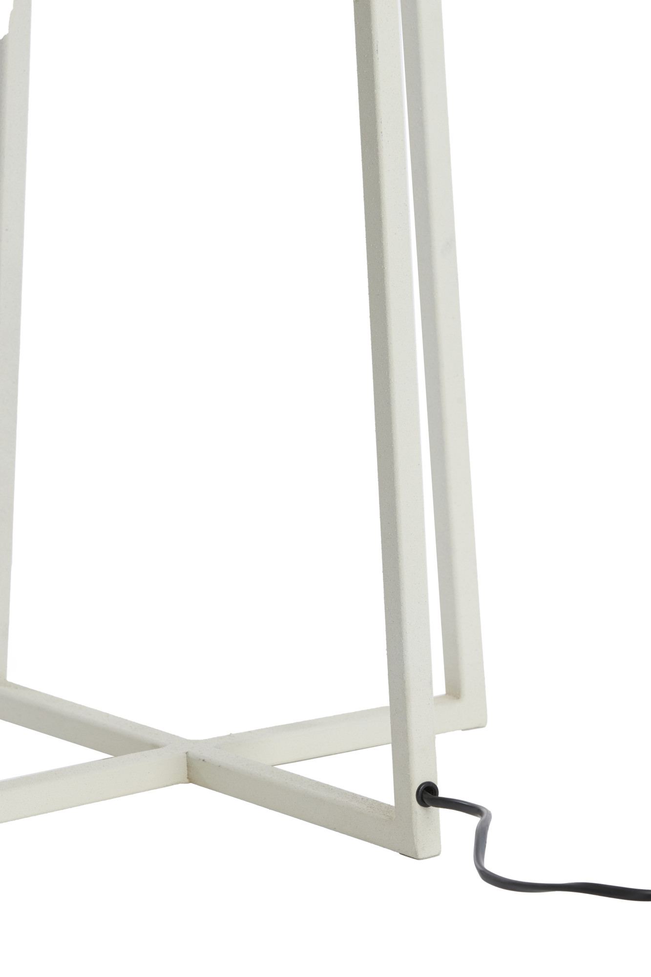 Pied de lampe moderne métal blanc Light & Living Miley – Image 6