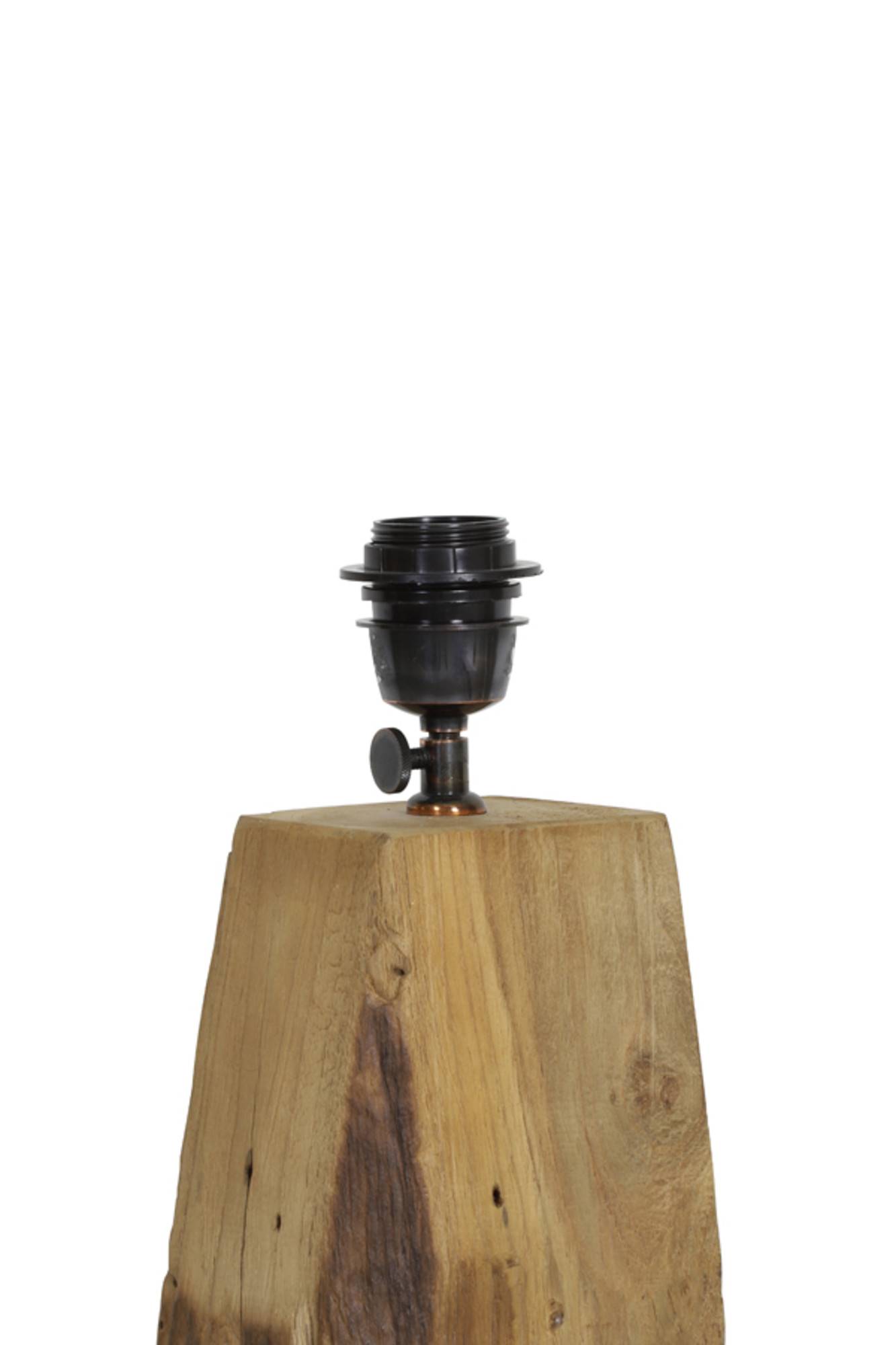 Piedestal de lampe en bois avec apparence naturelle Light & Living Karlovo – Image 7