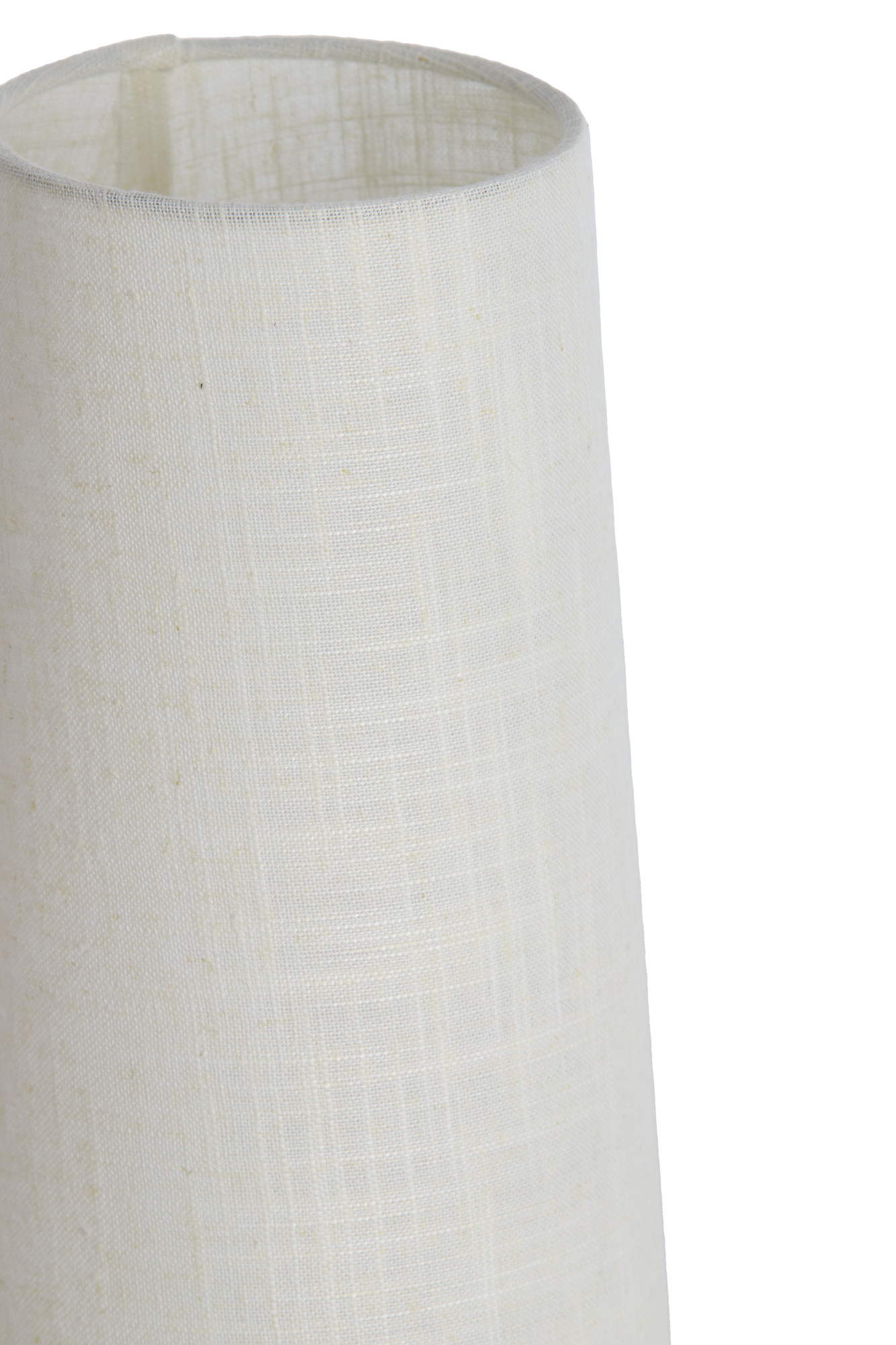 Lampe blanche conique en tissu Light & Living Howie – Image 3