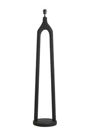 Alternative view of Piedestal de lampe noire design moderne Light & Living Xitta