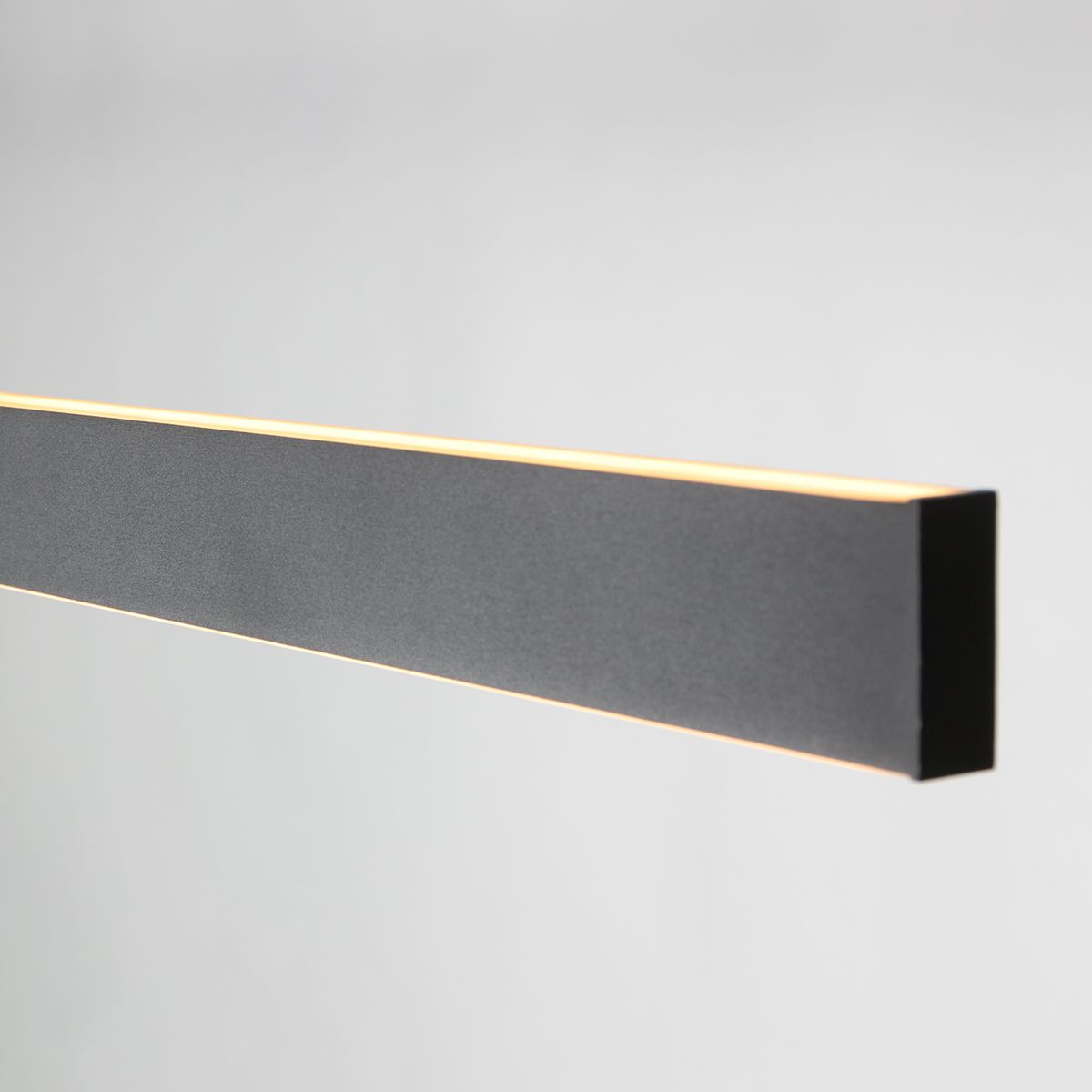 Suspension noire design avec éclairage haut et bas Mexlite BrightLine – Image 2