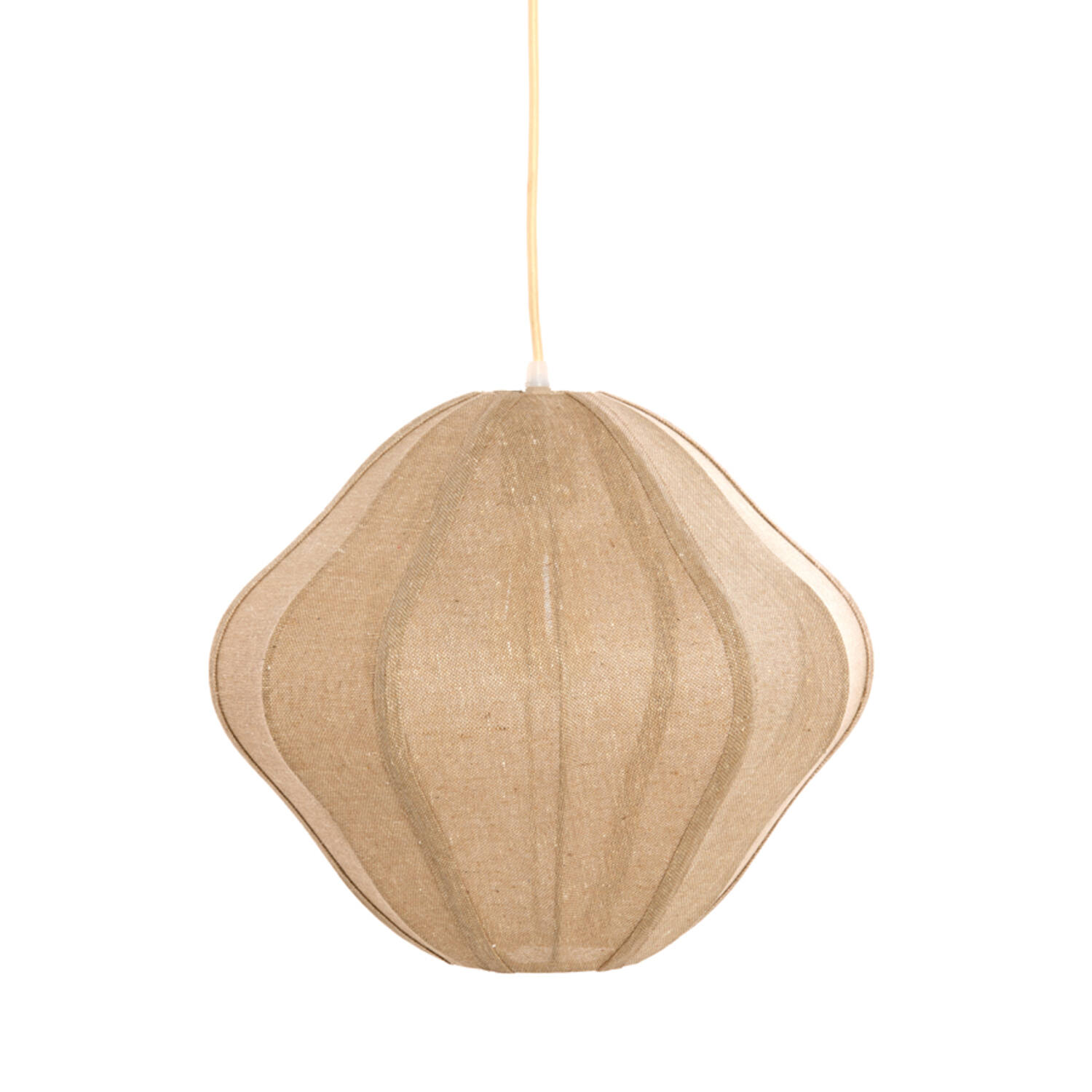 Suspension en tissu sable avec expression douce Light & Living Sukau