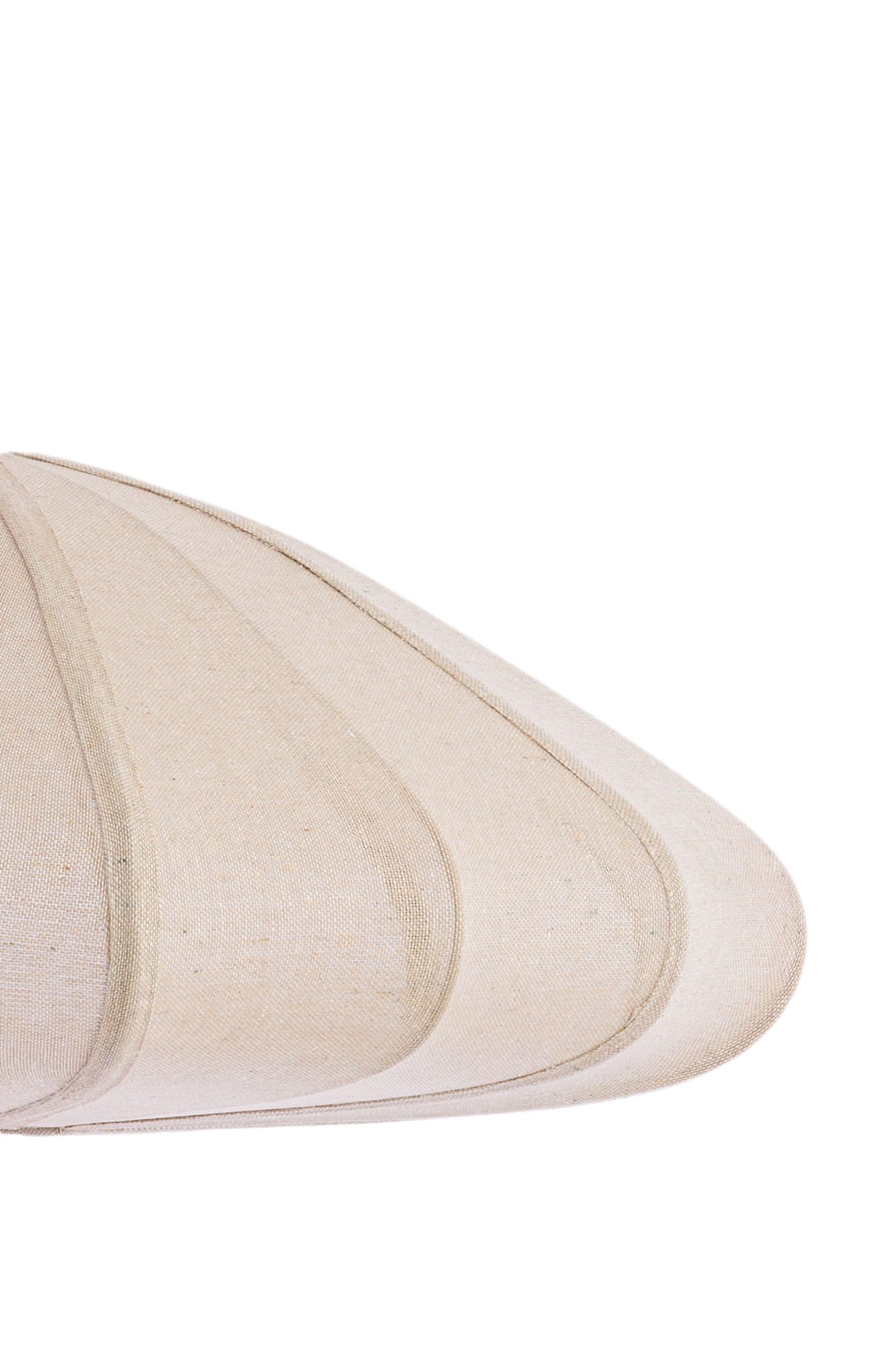 Suspension plissée en tissu beige Light & Living Cesano – Image 4