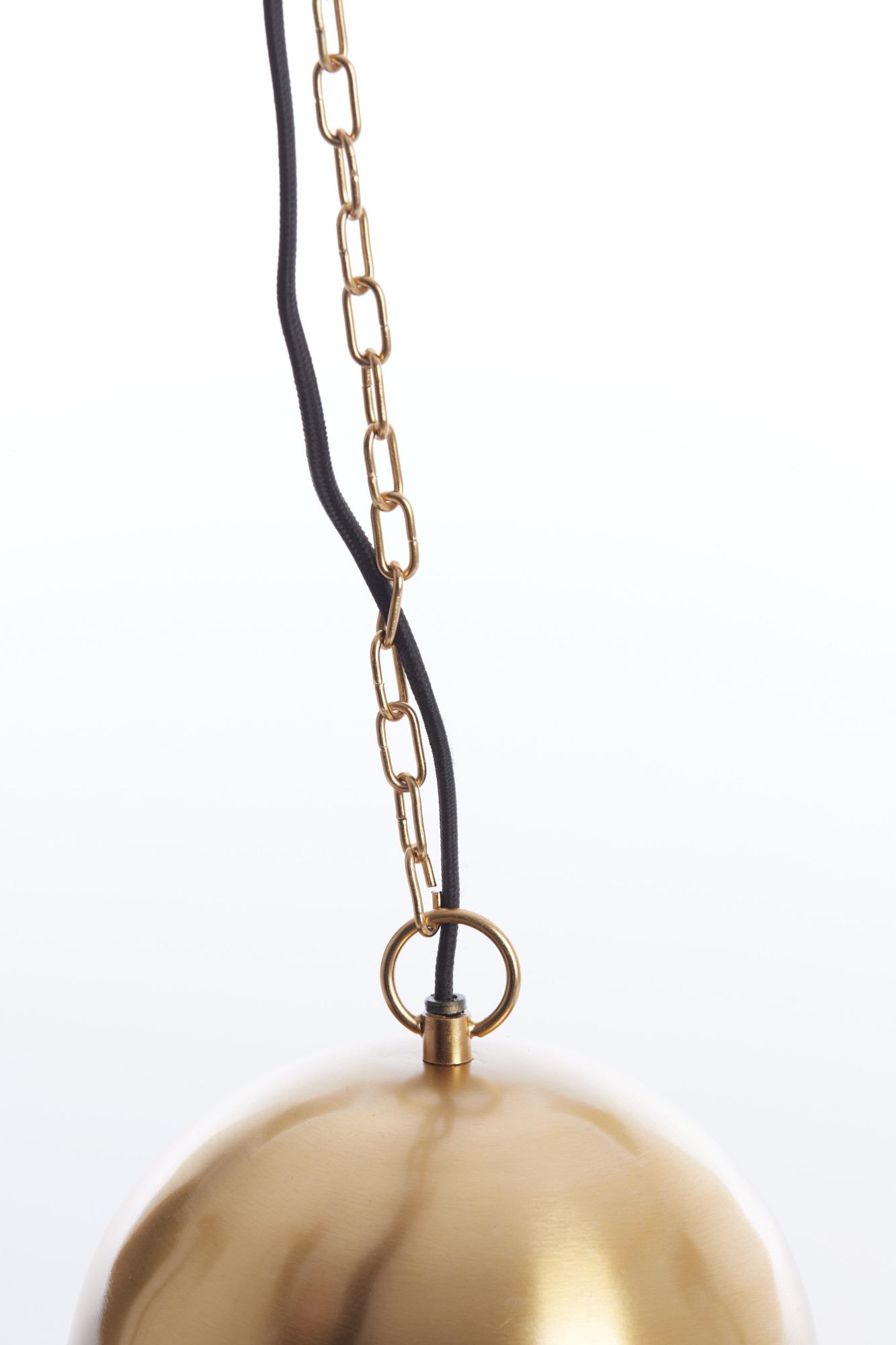 Suspension rouge avec accents dorés Light & Living Cetara – Image 6