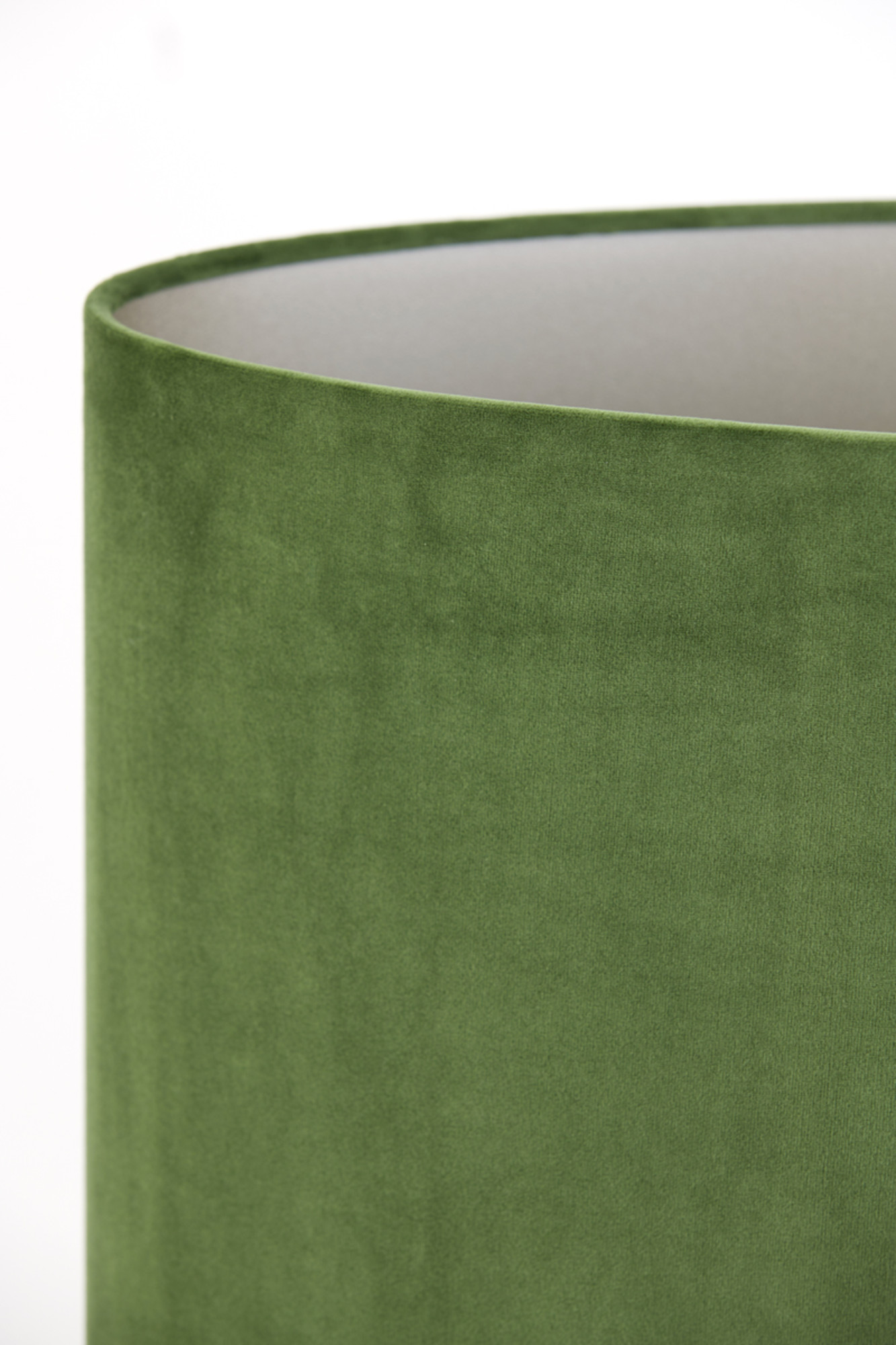 Abat-jour vert, forme cylindrique Light & Living Velours – Image 8