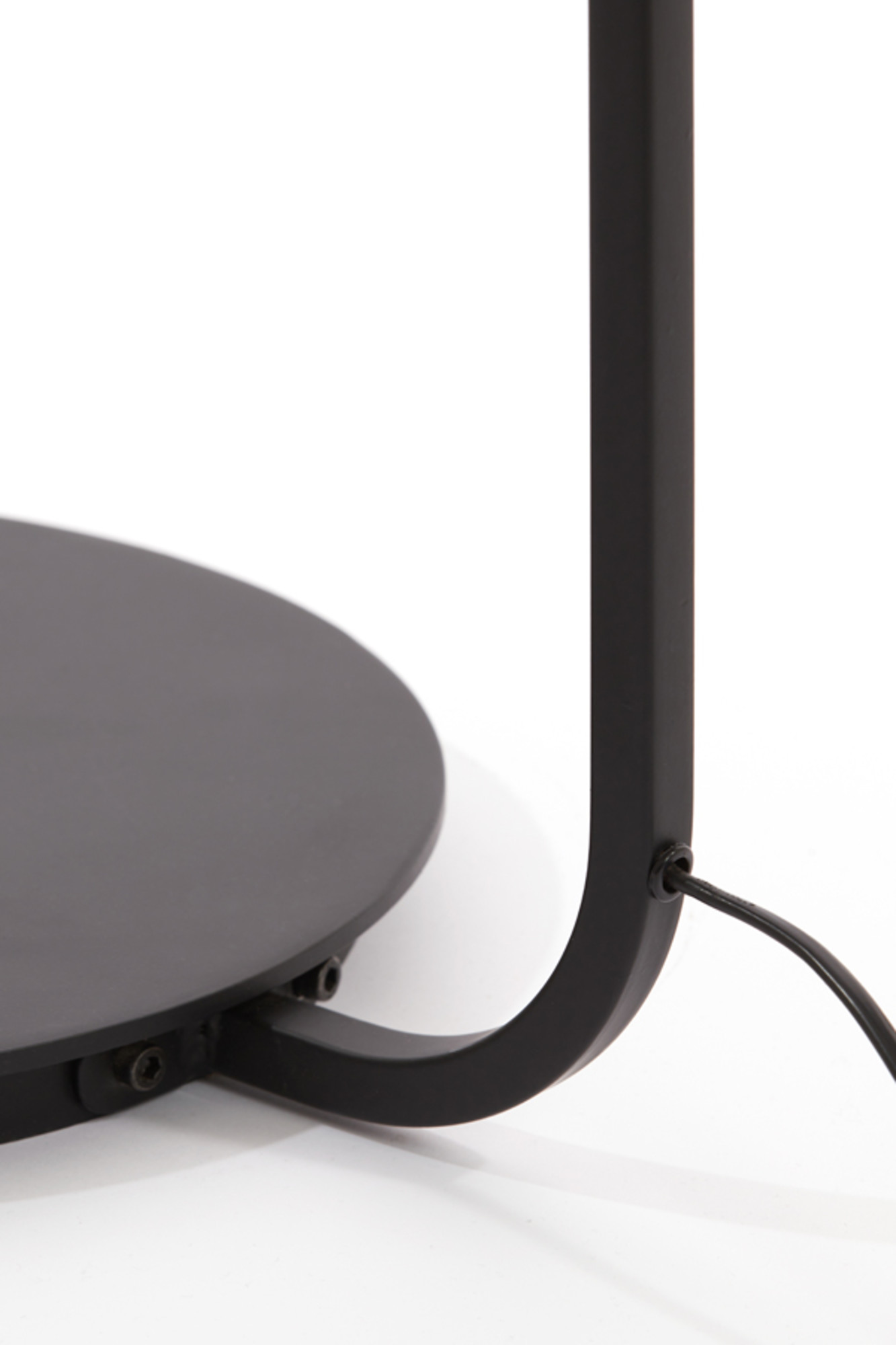 Lampadaire en tissu beige à motif géométrique Light & Living Lyra – Image 8