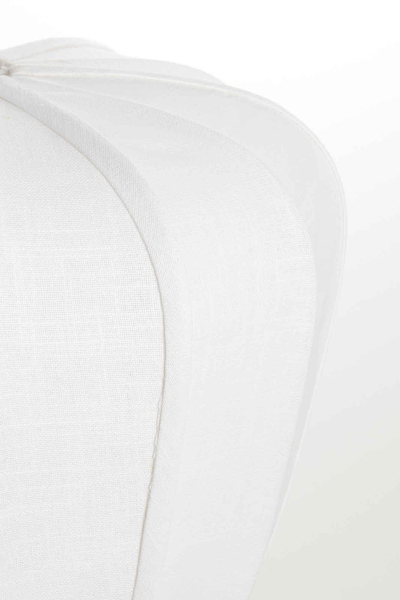 Suspension blanche en tissu à aspect doux Light & Living Zubedo – Image 3