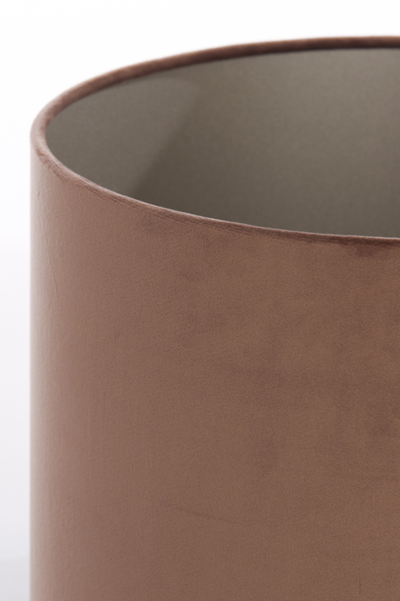 Abat-jour cylindrique en marron Light & Living Velours – Image 6