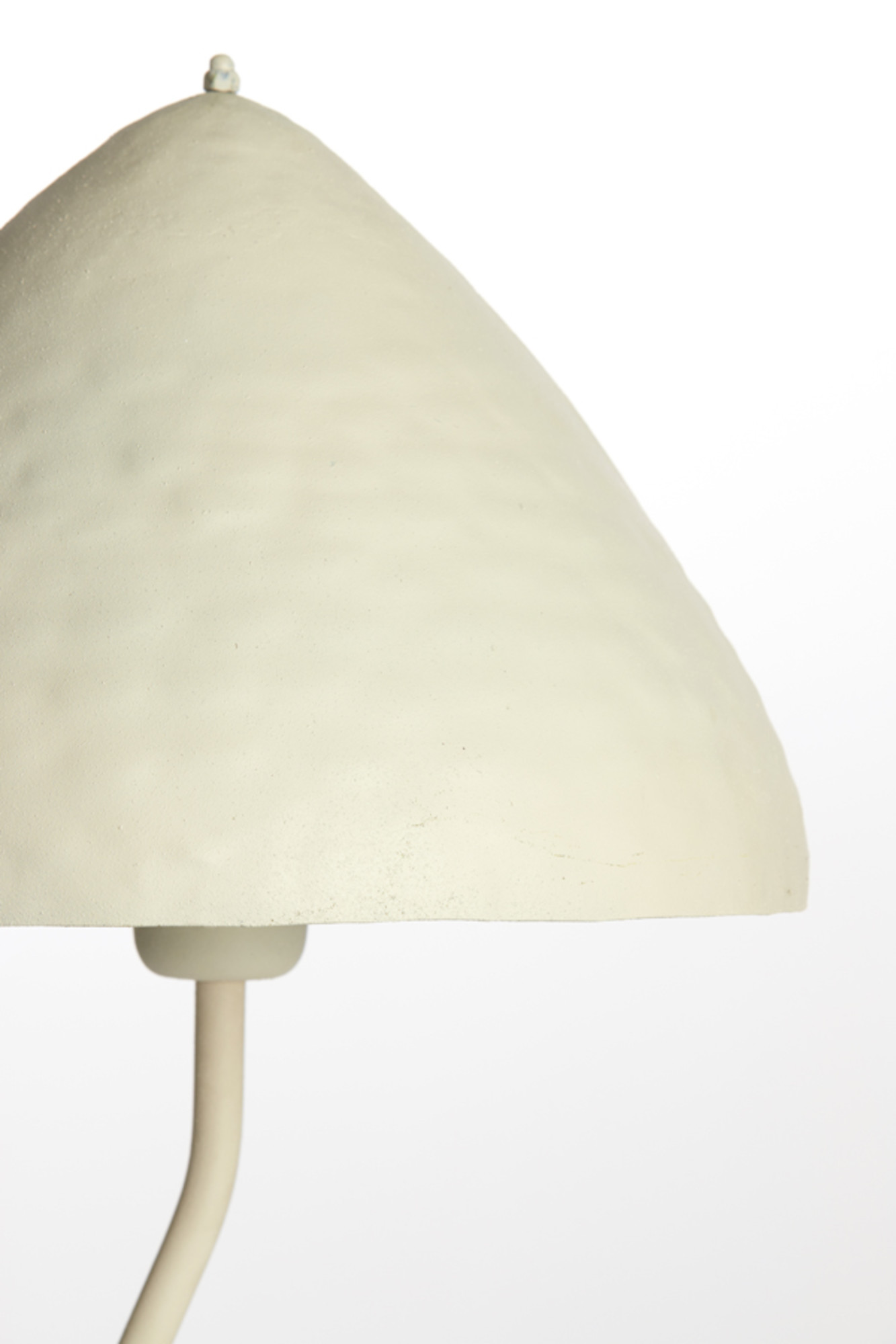 Lampe champignon courbée blanche style japandi Light & Living Elimo – Image 5