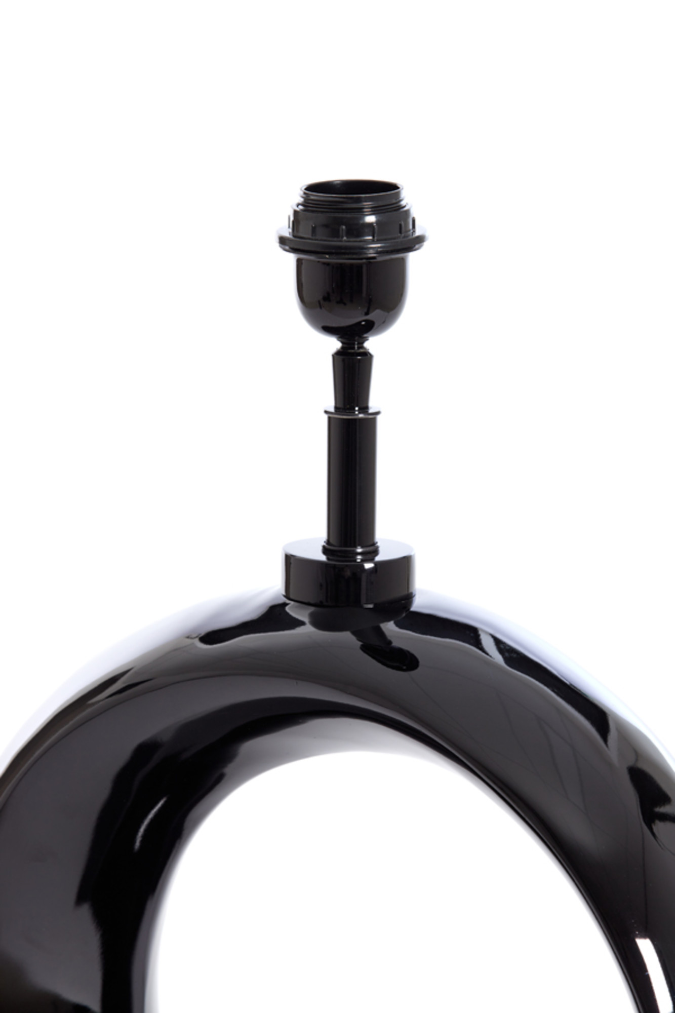 Pied de lampe noir en forme de croissant Light & Living Maan – Image 5