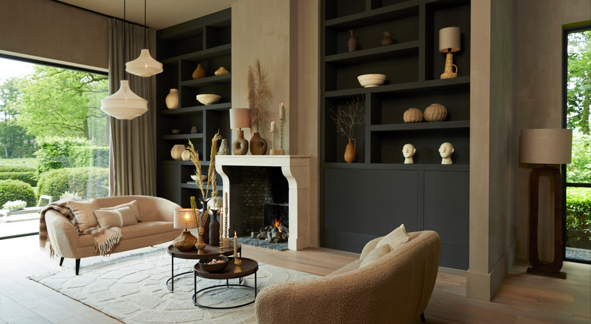 Piedestale de lampe en bois Light & Living Kelafo – Image 4