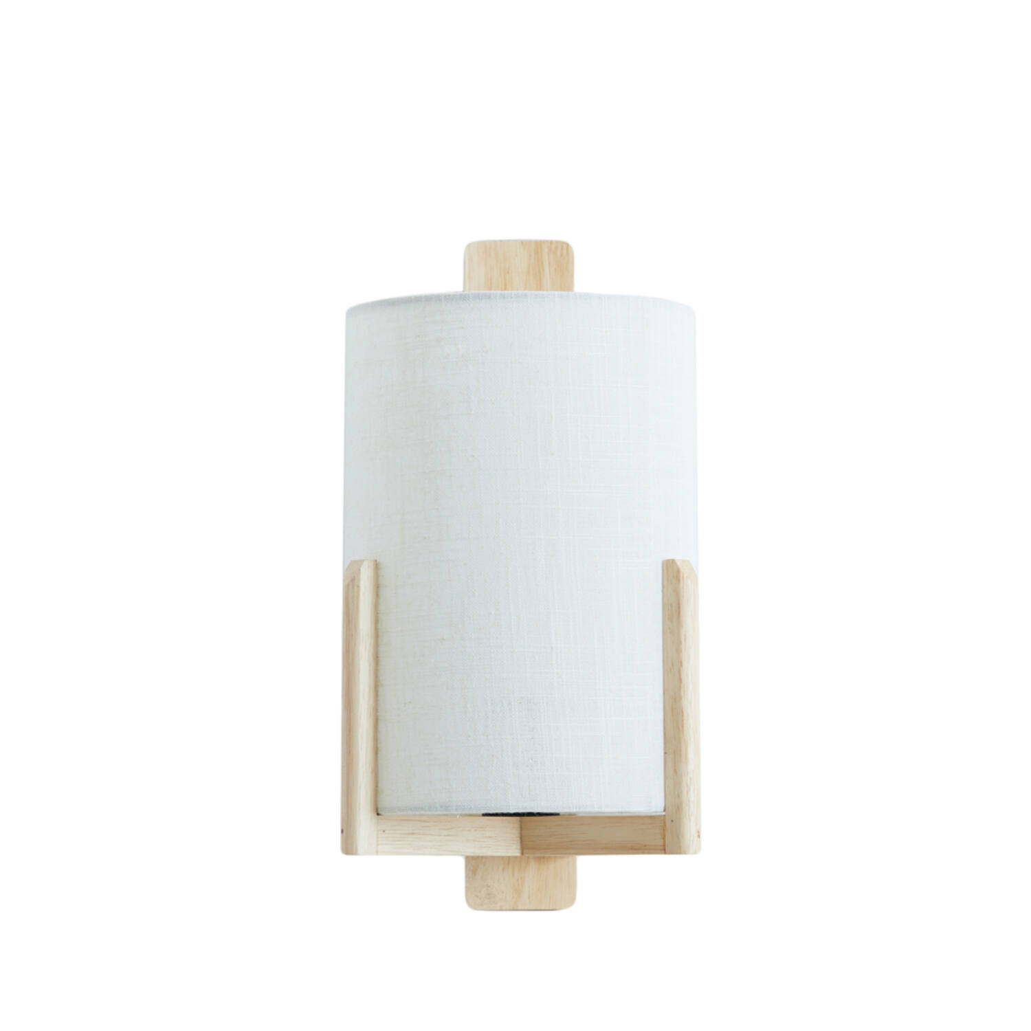 Abat-jour blanc au design cylindrique Light & Living Litto