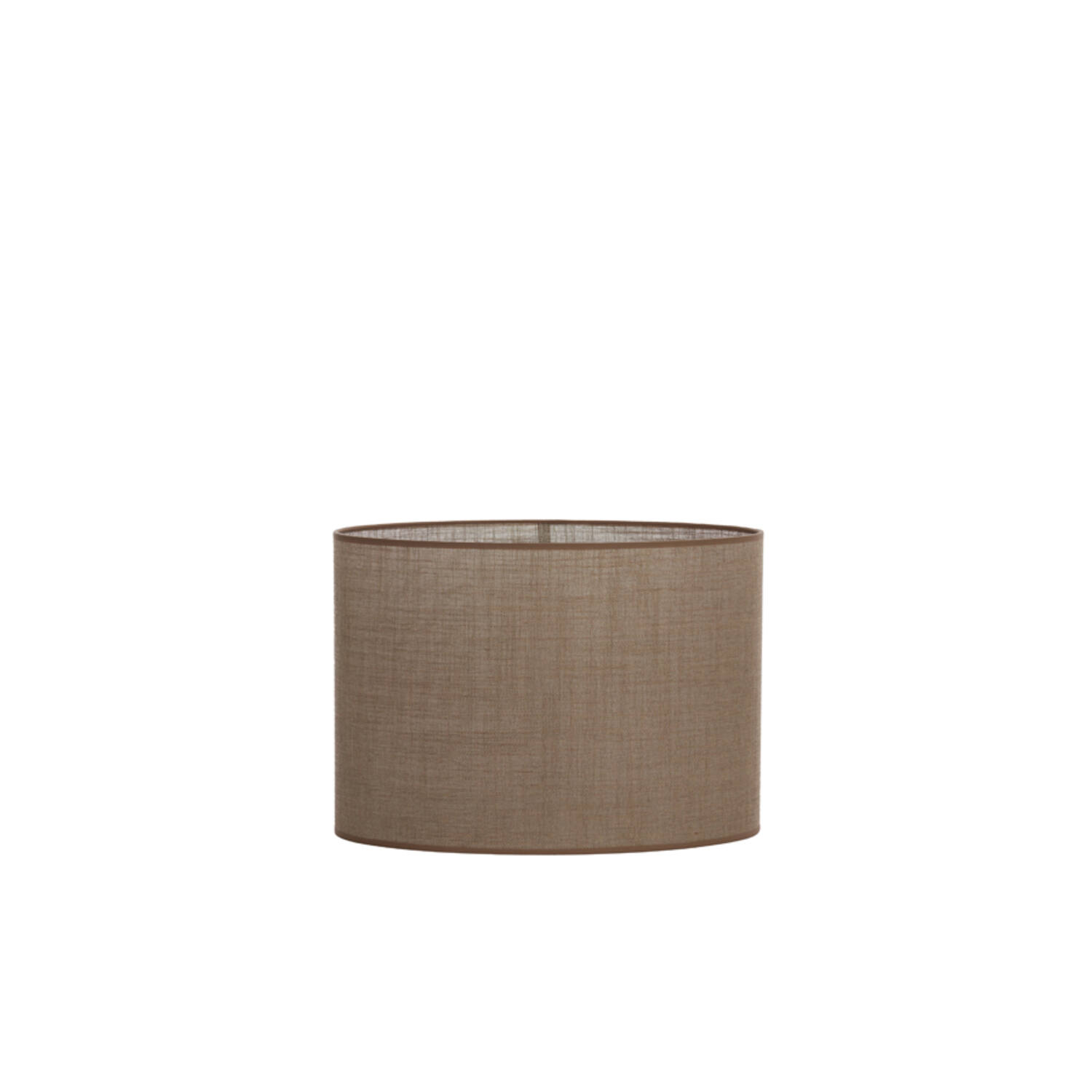 Abat-jour cylindrique brun en couleur Light & Living Caden