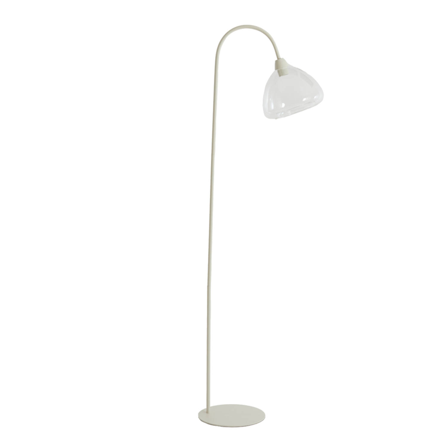 Lampe sur pied blanche moderne Light & Living Bisho