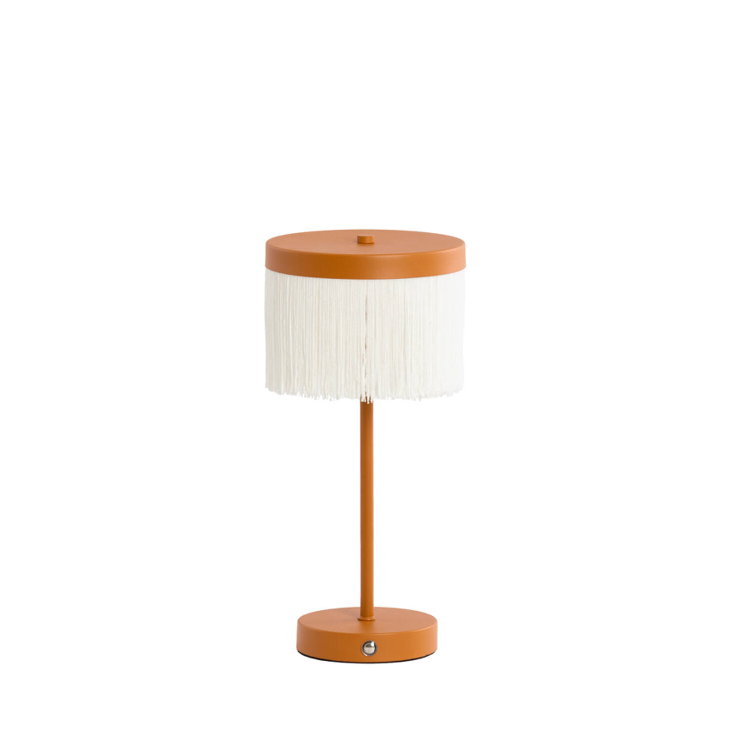 Lampe de table vintage orange à franges Light & Living Diny