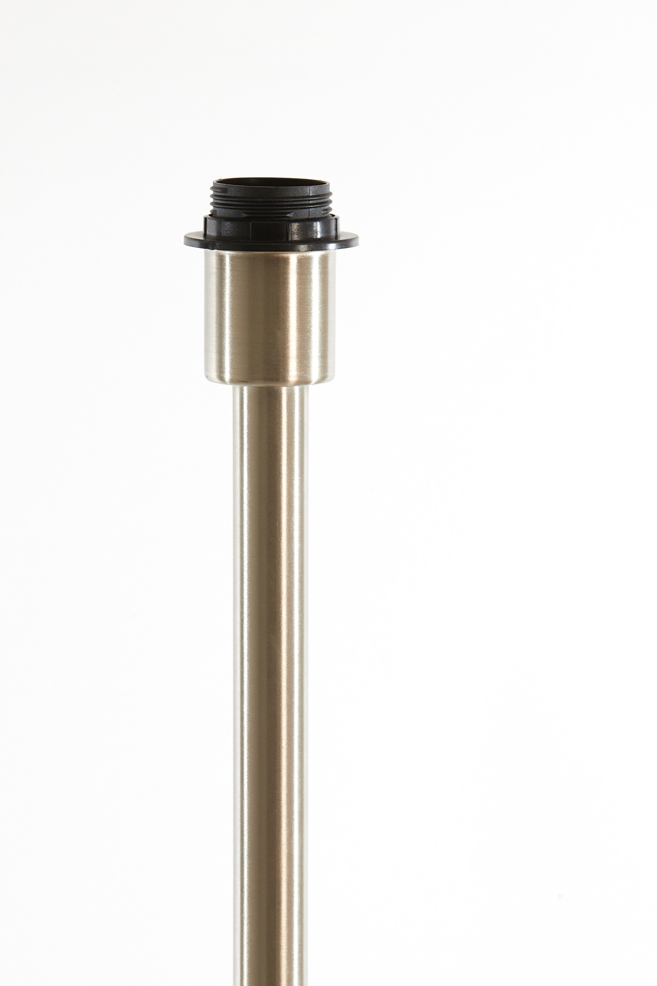 Pied de lampe en métal couleur argent Light & Living Washington – Image 3