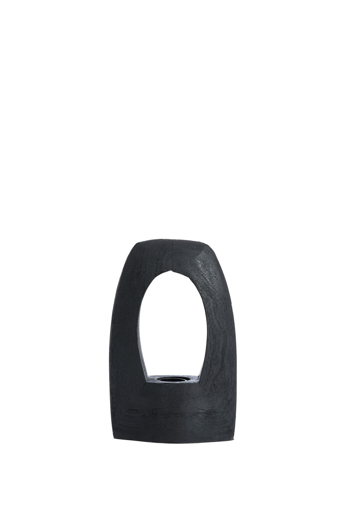 Socle de lampe en bois noir Light & Living Carini – Image 2