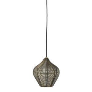 Suspension en rotin naturel Light & Living Alvaro