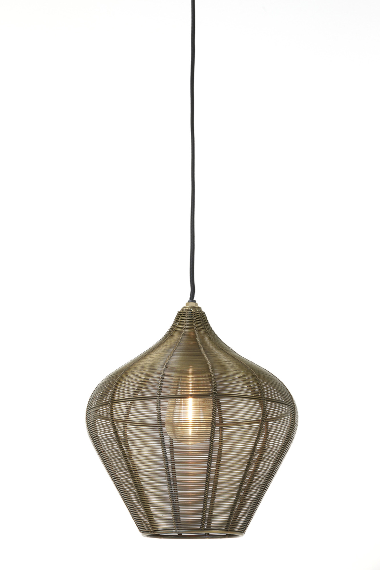 Suspension naturelle en osier Light & Living Alvaro – Image 3