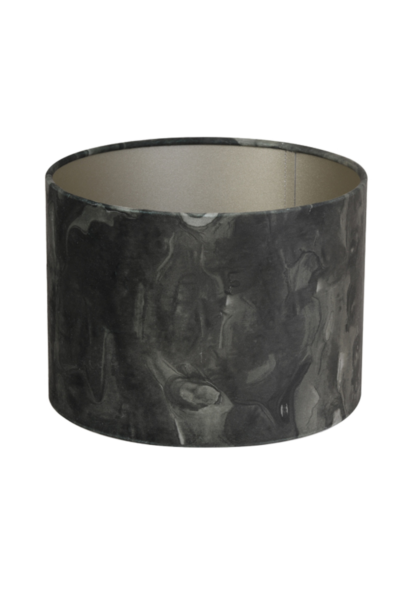 Abat-jour cylindrique noir pour votre intérieur Light & Living Marble – Image 3