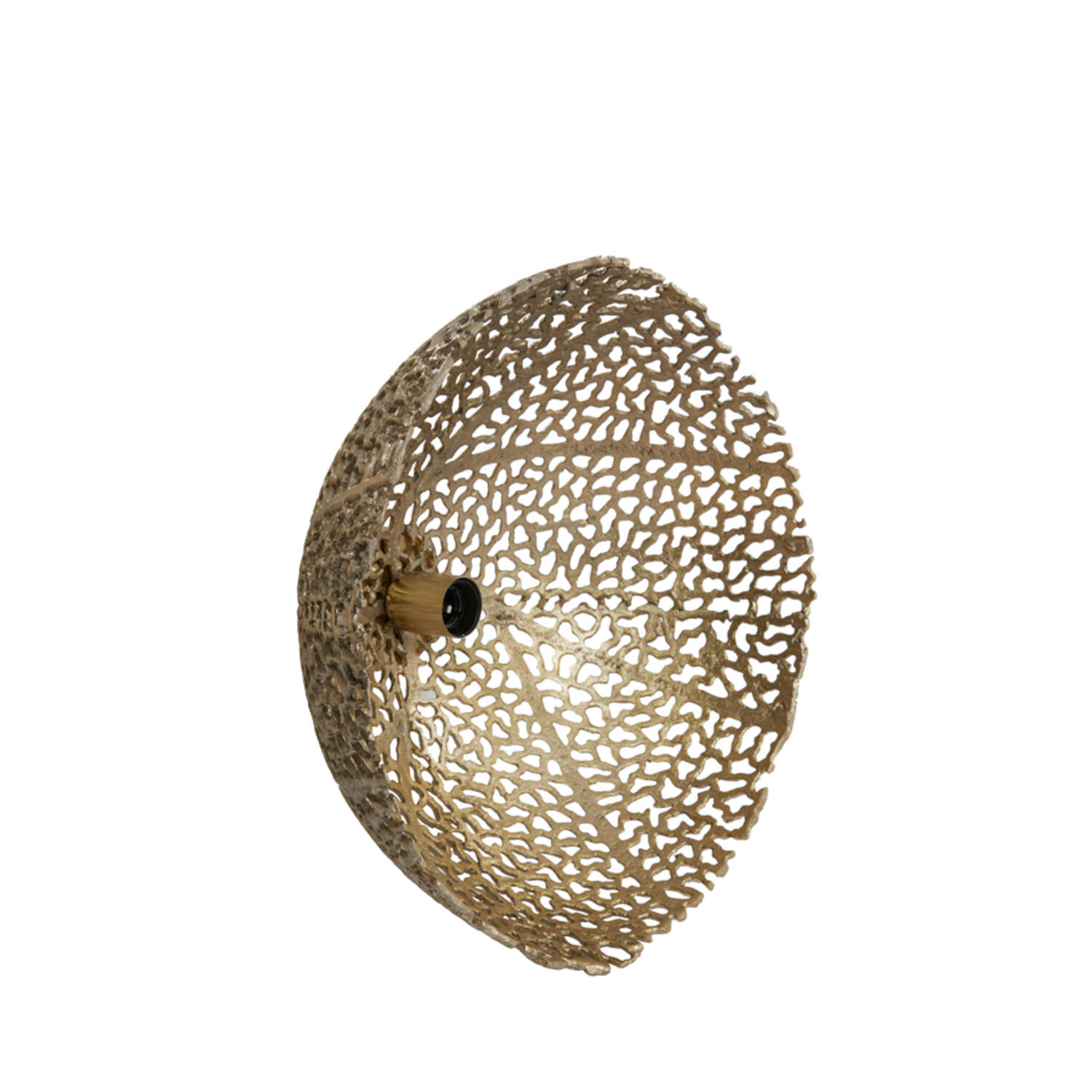 Abat-jour doré perforé Light & Living Sinula