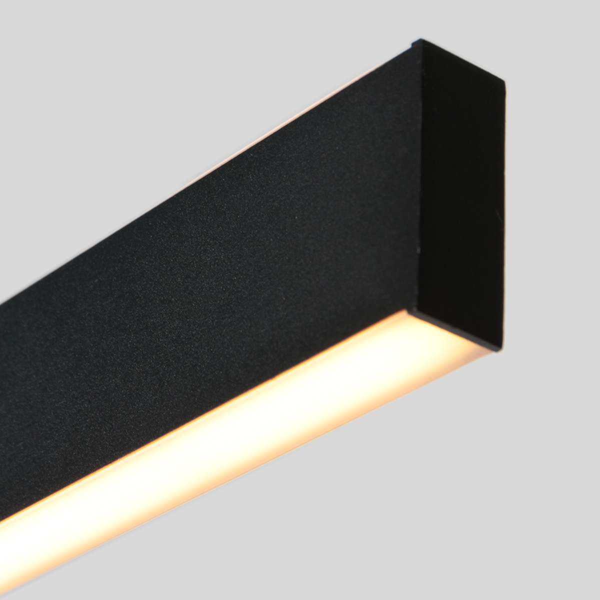 Suspension noire design avec éclairage haut et bas Mexlite BrightLine – Image 4