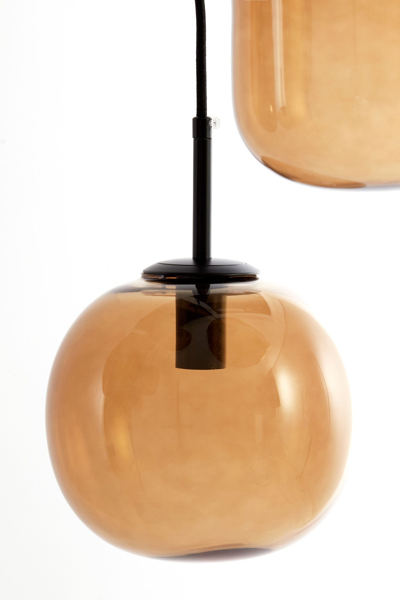 Suspension cluster avec boules en verre brun Light & Living Mezza – Image 5