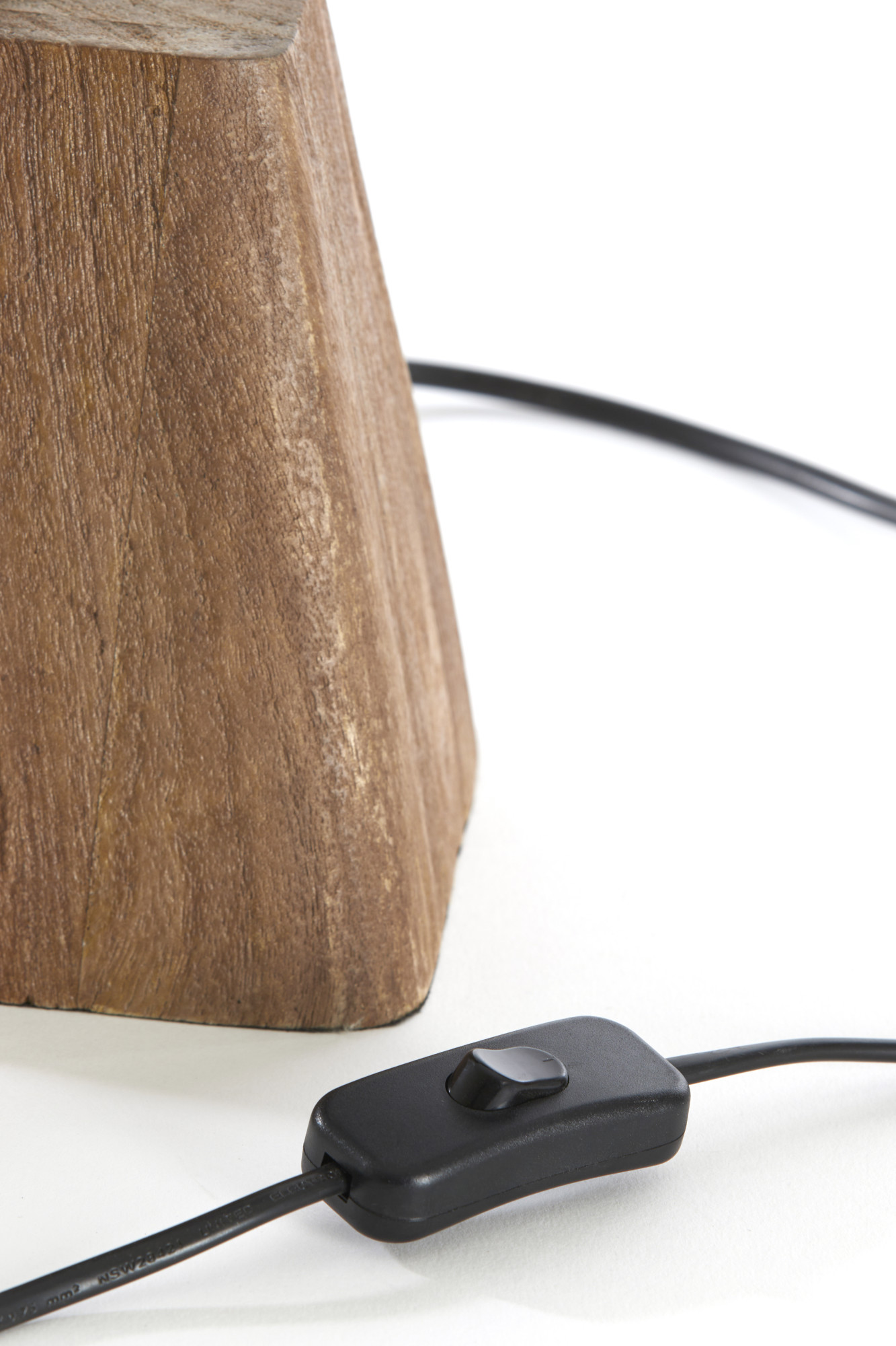 Socle en bois avec douille pour éclairage Light & Living Kardan – Image 7