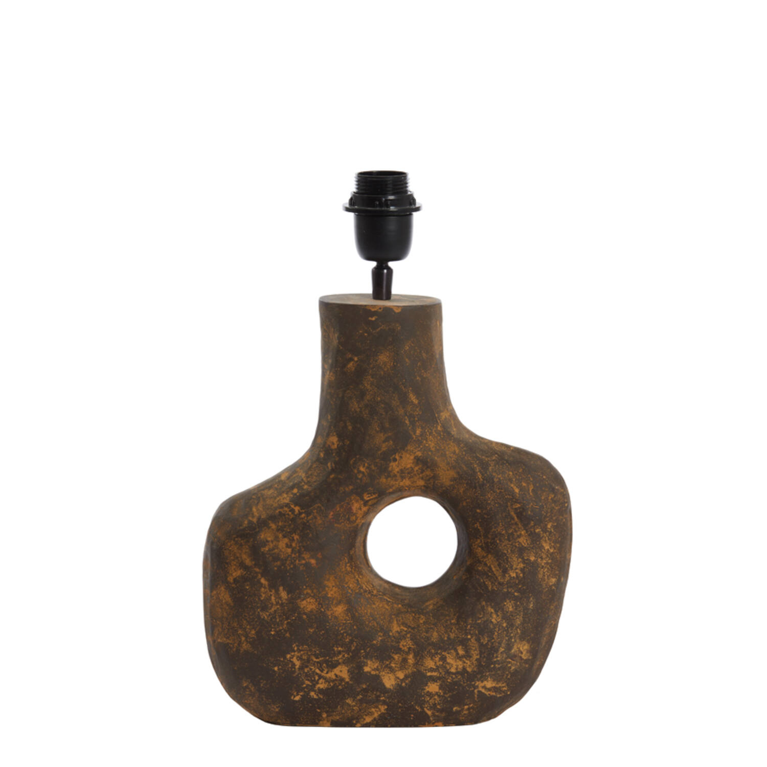 Piedestal de lampe artistique en teinte terre Light & Living Tarugi