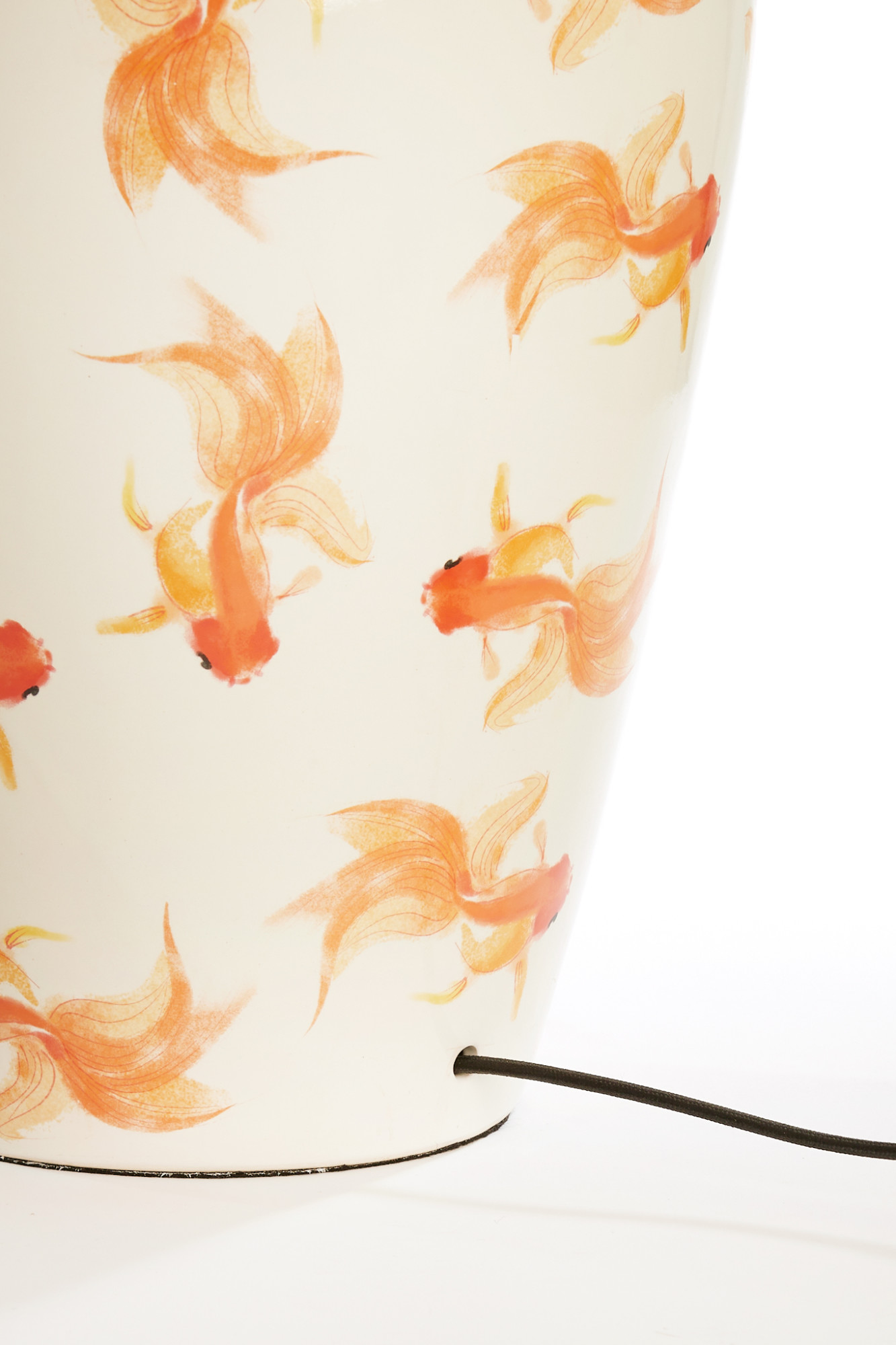 Socle de lampe en céramique avec des poissons Light & Living Fish – Image 4