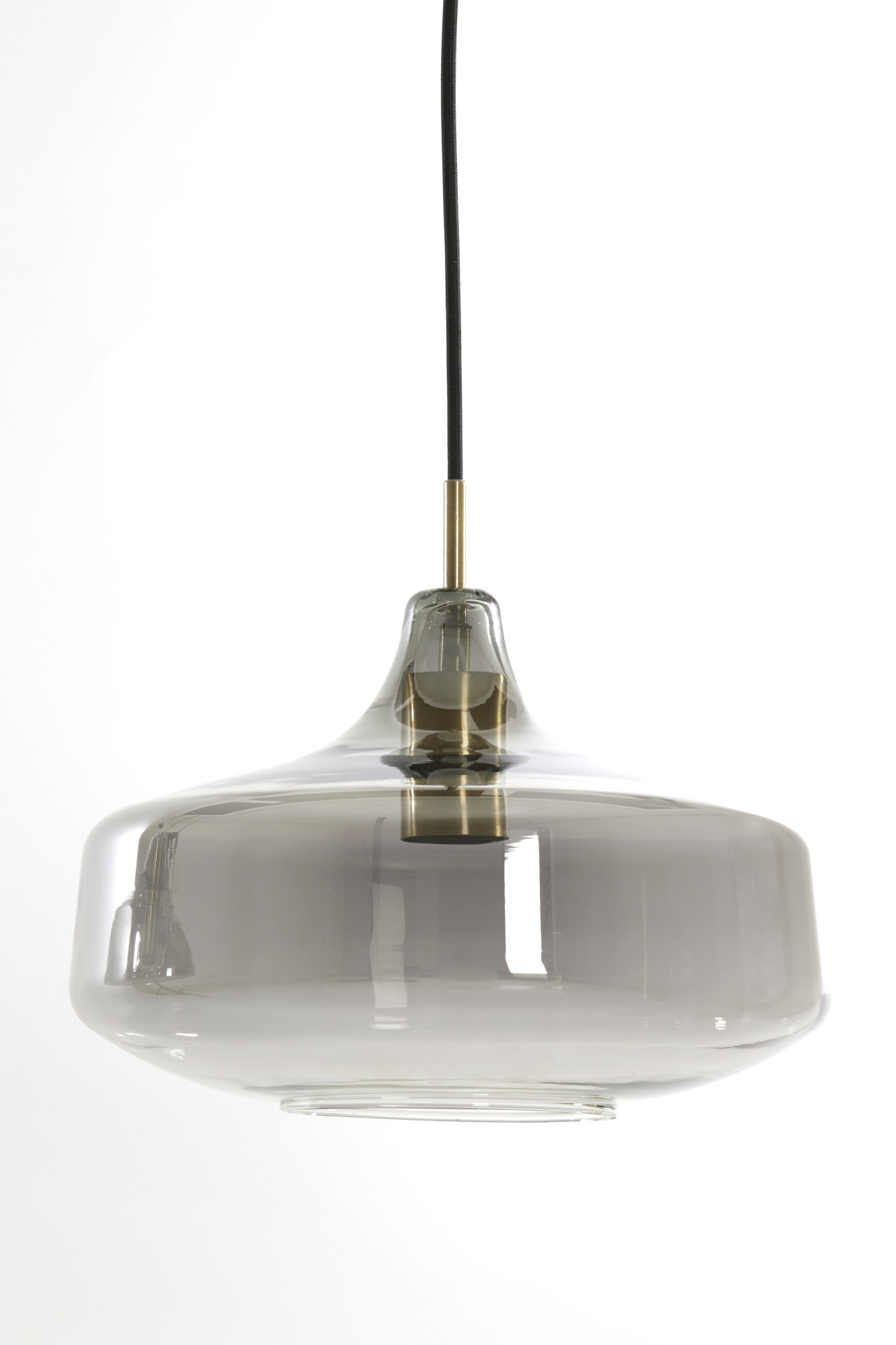 Suspension trio en verre gris Light & Living Solna – Image 4