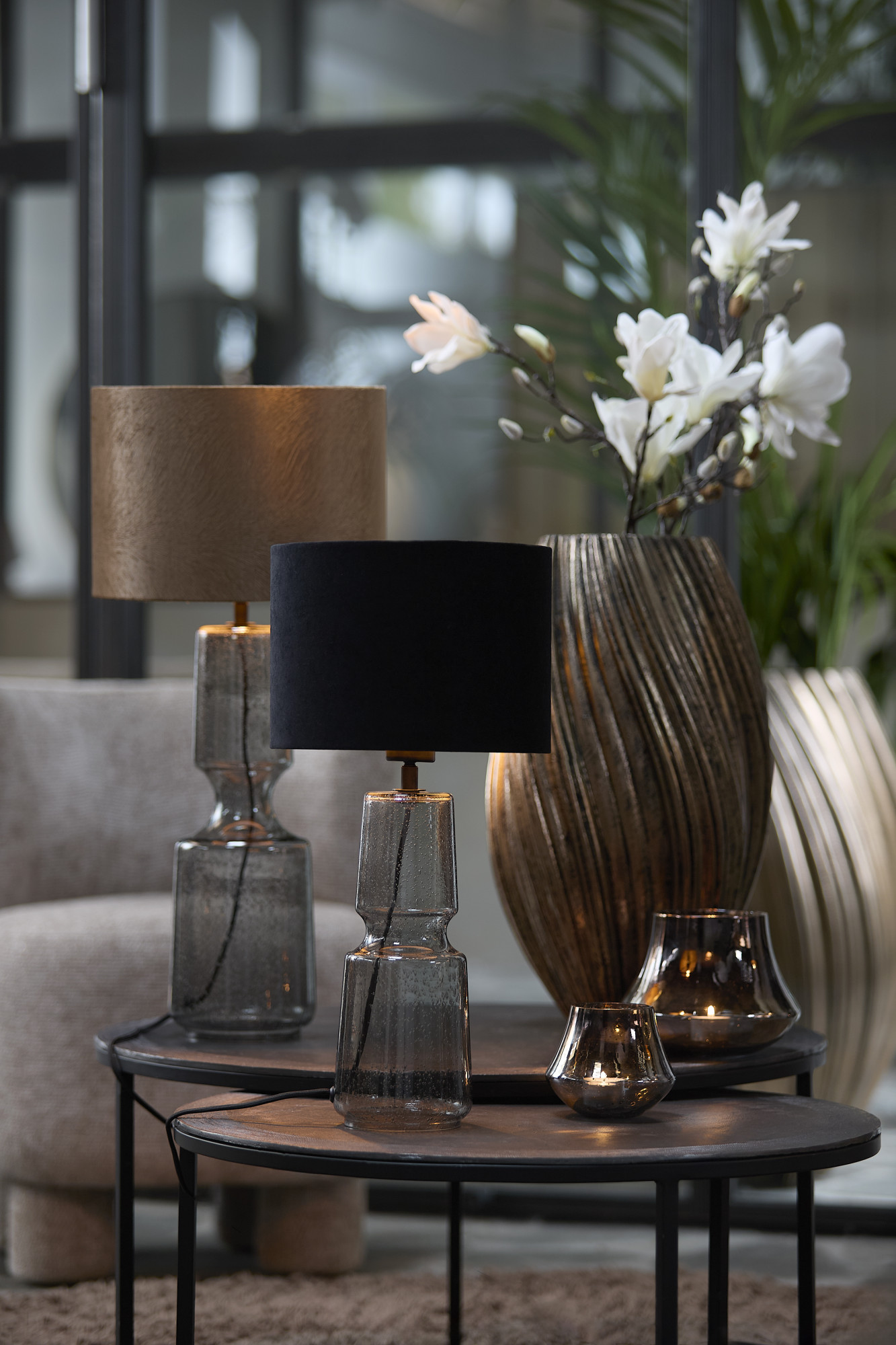 Base de lampe en verre avec des bulles Light & Living Labin – Image 4