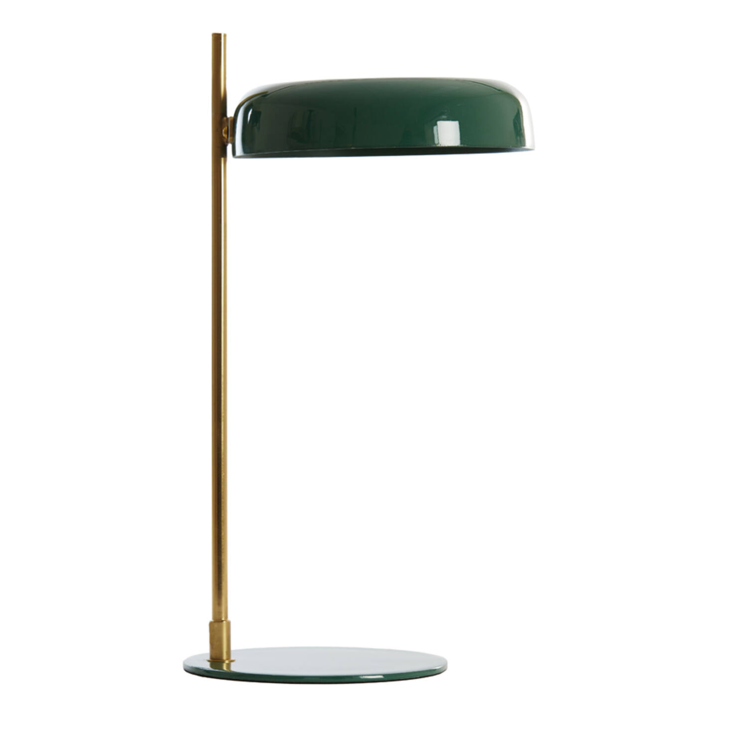 Lampe de bureau verte design rétro Light & Living Maleka